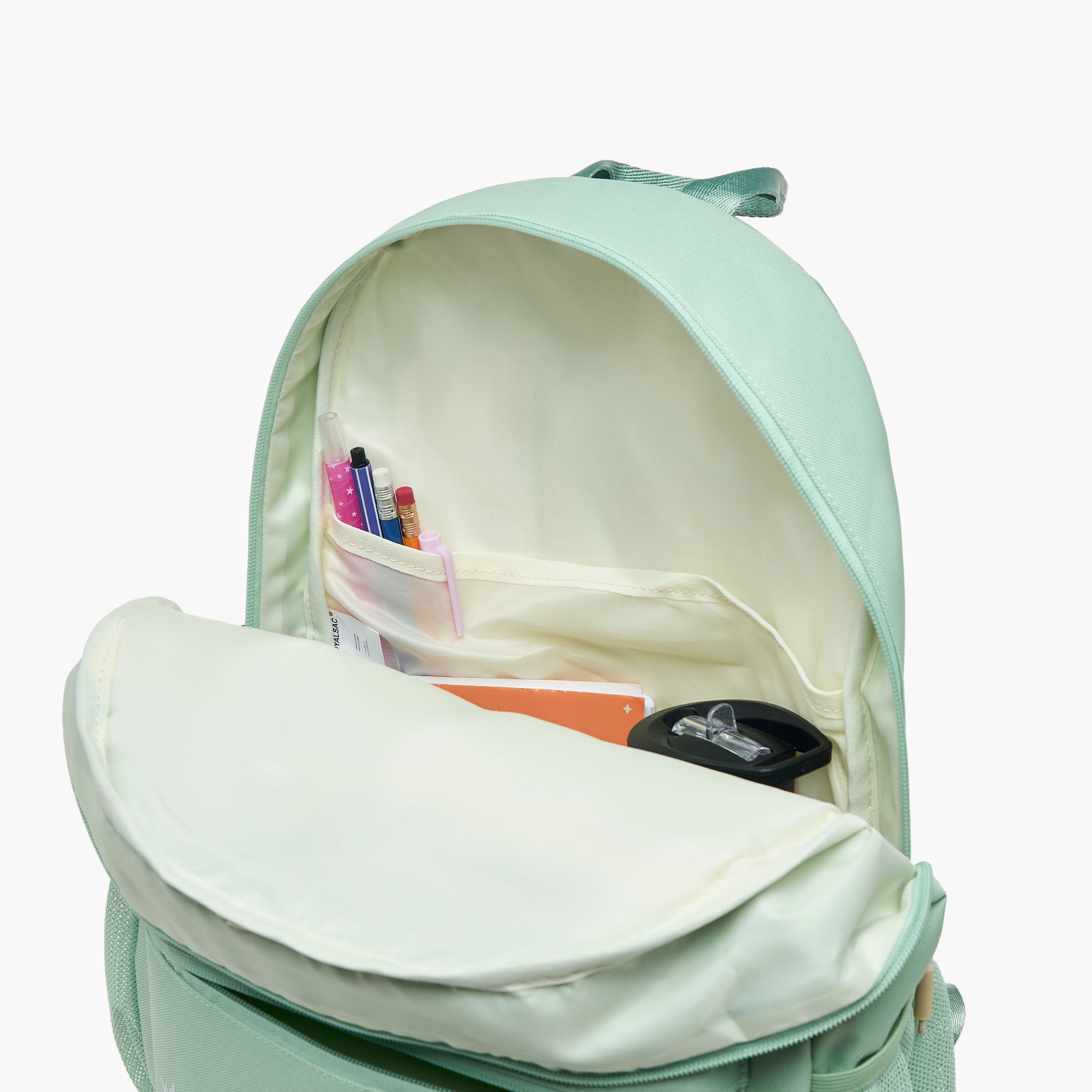 Royal Sac Textured 17-inch Backpack with Shoulder Straps and Detachable Pencil Pouch - 43x31x13 cms-school-bagsandbackpacks-backpacks-image-11