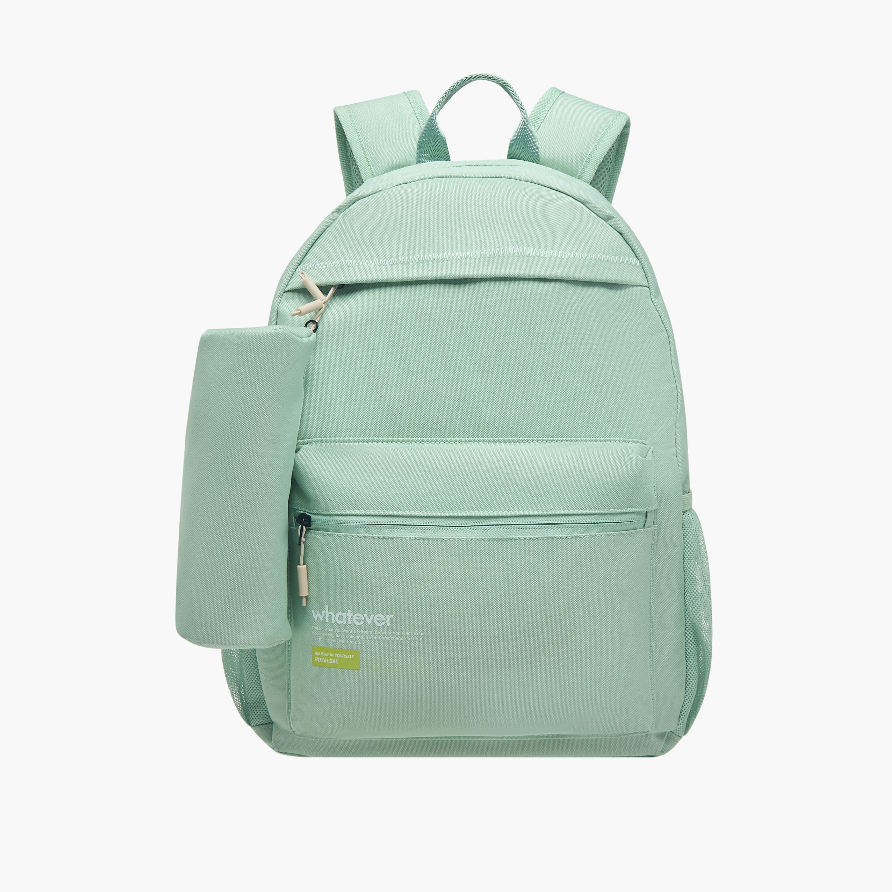 Royal Sac Textured 17-inch Backpack with Shoulder Straps and Detachable Pencil Pouch - 43x31x13 cms-school-bagsandbackpacks-backpacks-image-2