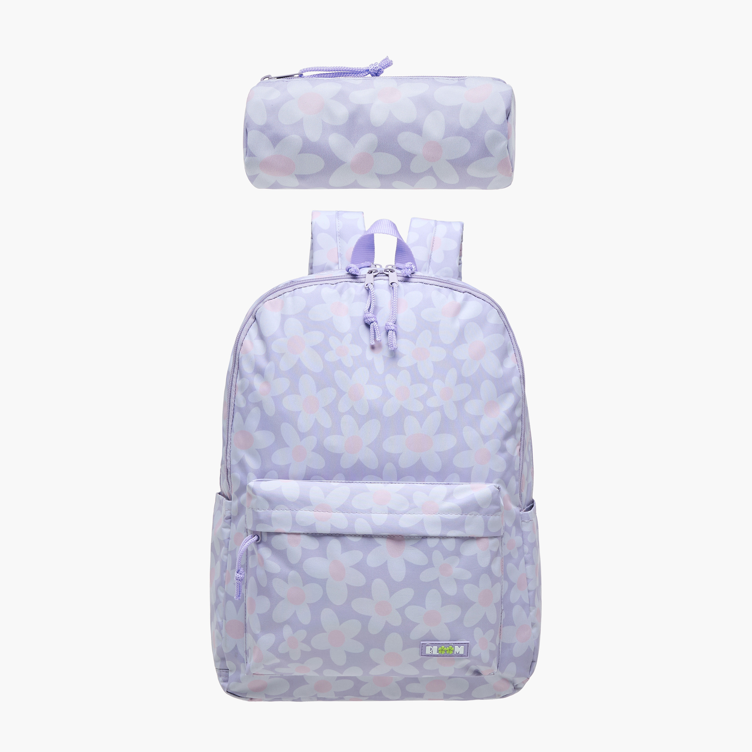 Royal Sac Floral Print 17-inch Backpack with Shoulder Straps - 43x33x16 cms-school-bagsandbackpacks-sets-image-1