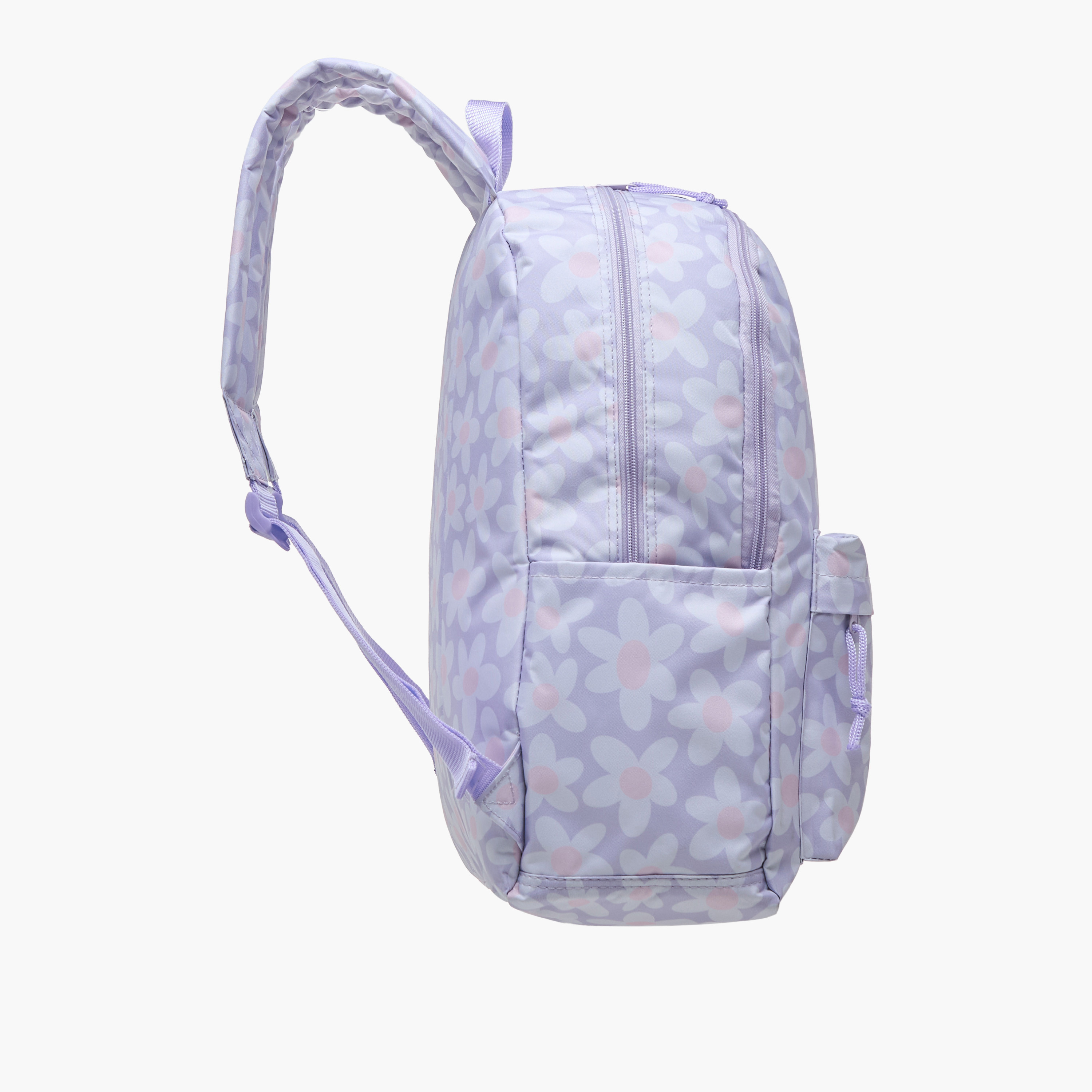 Royal Sac Floral Print 17-inch Backpack with Shoulder Straps - 43x33x16 cms-school-bagsandbackpacks-sets-image-4