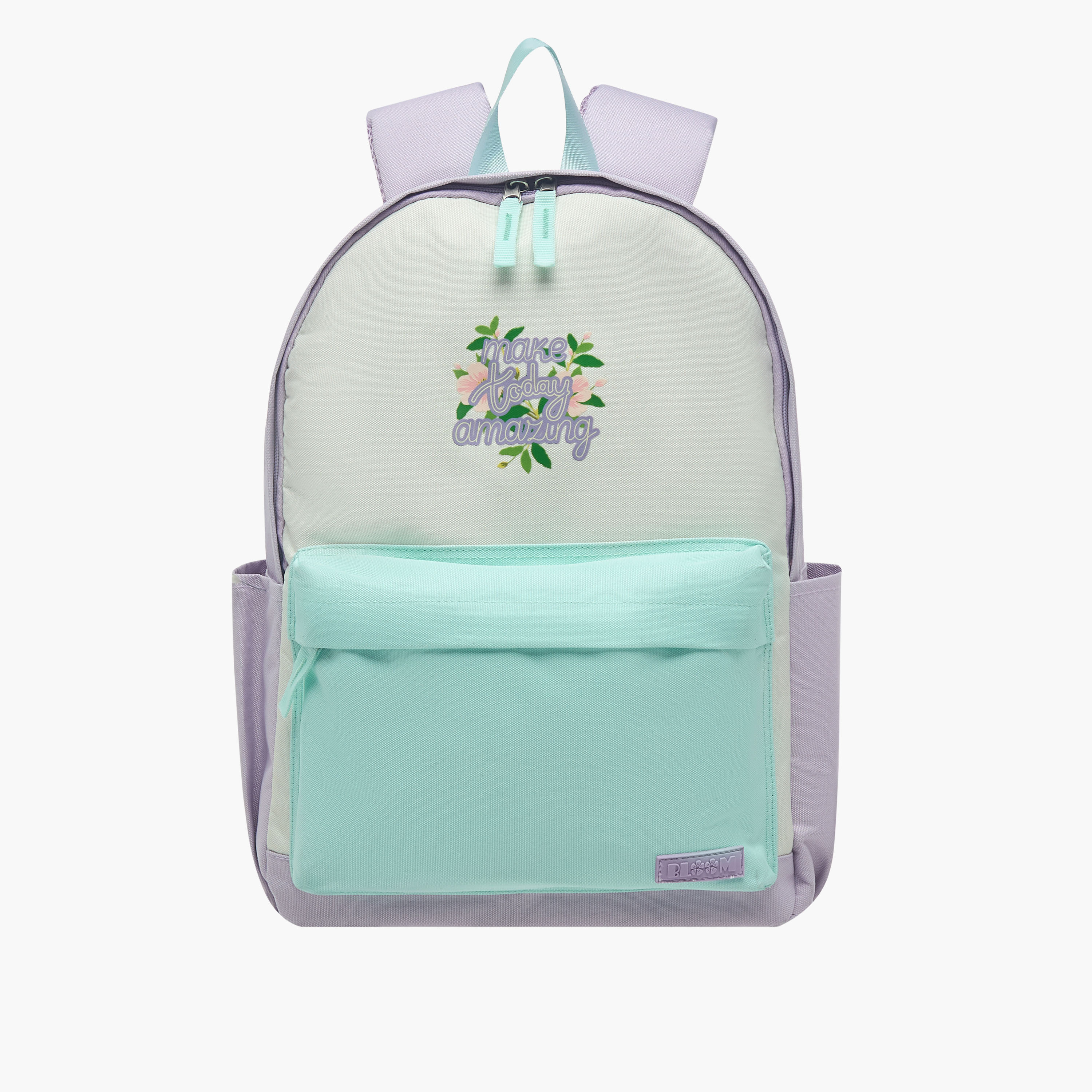 Royal Sac Slogan Print Backpack with Adjustable Straps and Zip Closure - 41x30x14 cms-school-bagsandbackpacks-backpacks-image-1