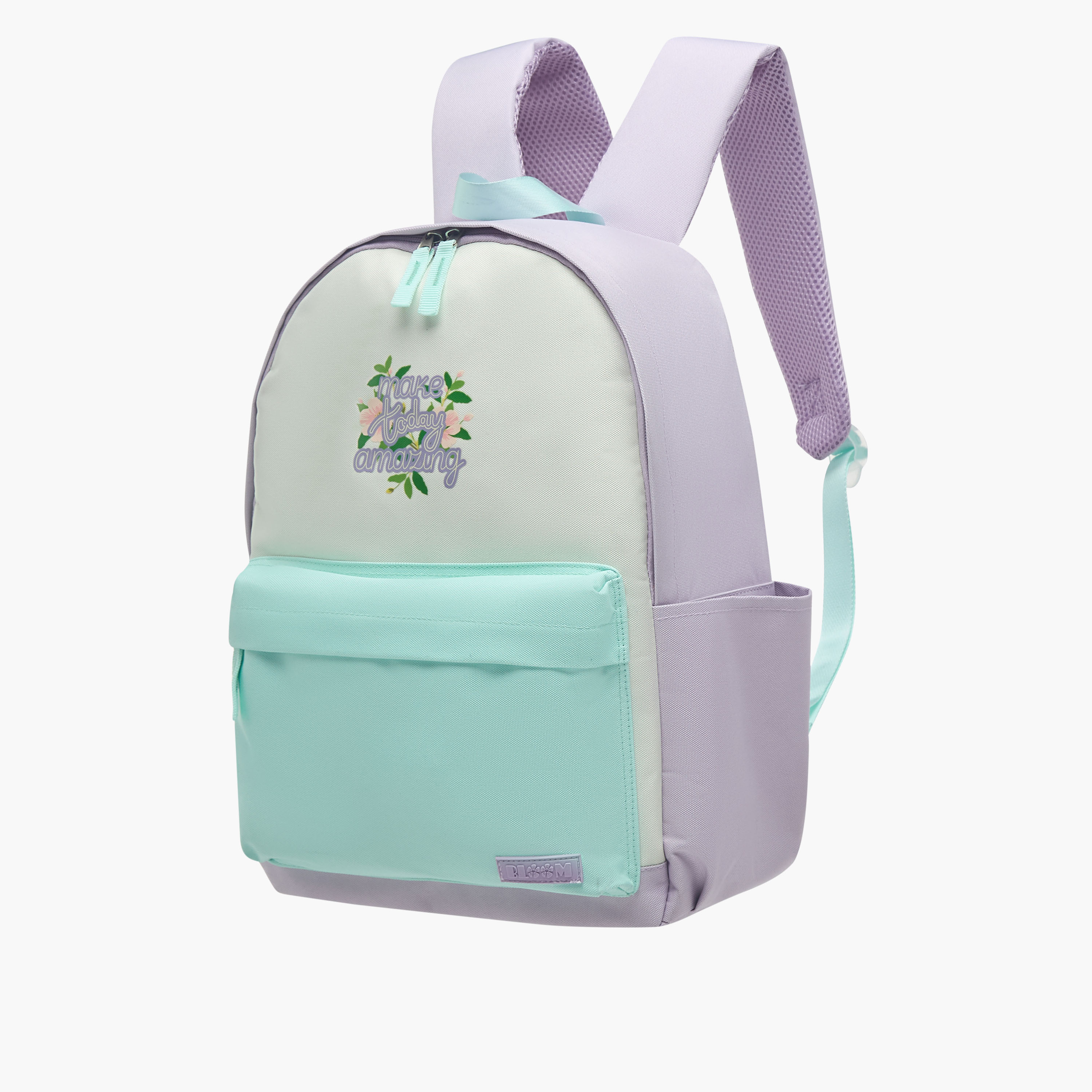 Royal Sac Slogan Print Backpack with Adjustable Straps and Zip Closure - 41x30x14 cms-school-bagsandbackpacks-backpacks-image-2