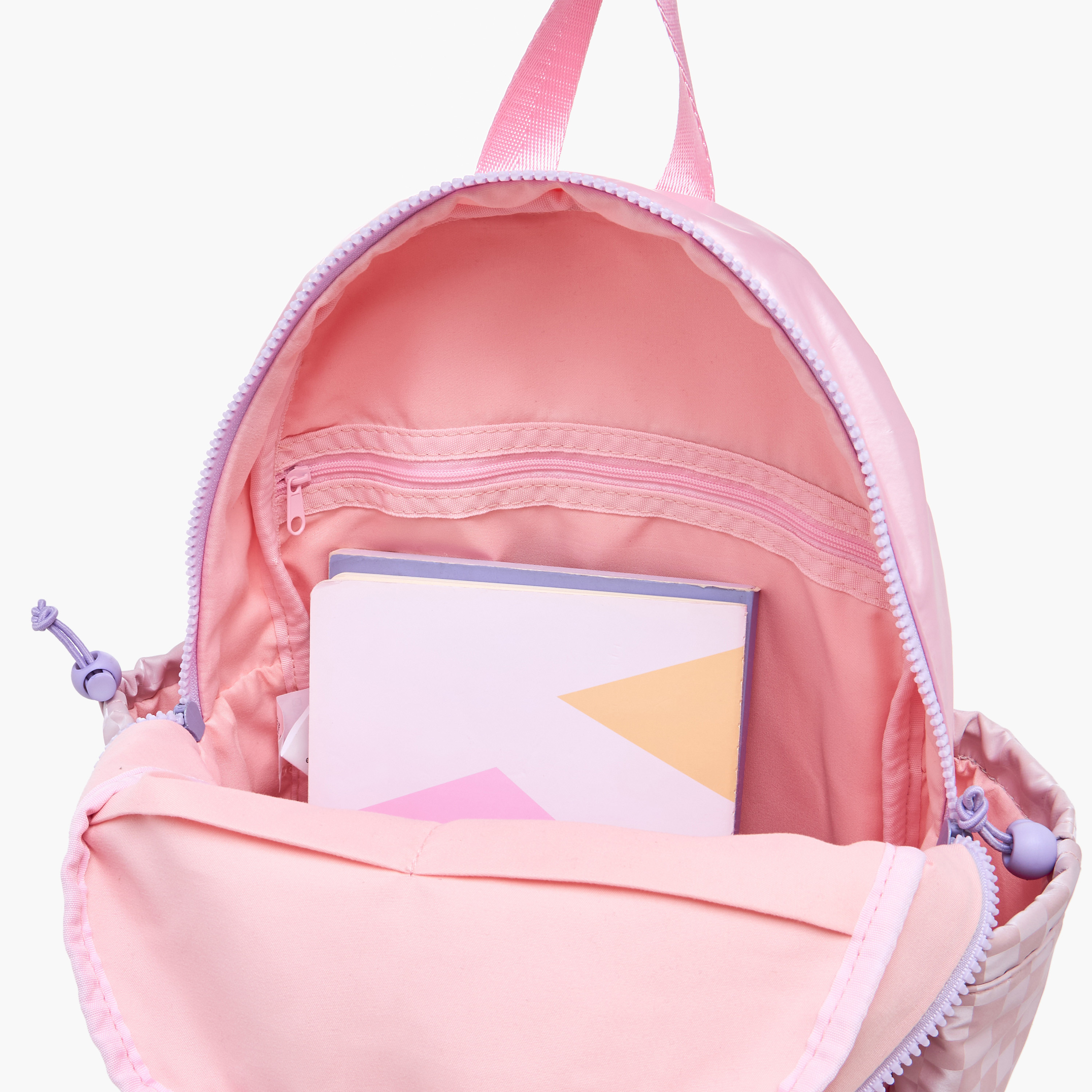 شنطة ظهر بزينة فراشة وحمالات قابلة للتعديل وسحاب إغلاق من آيكون - 33x25x11 سم-school-bagsandbackpacks-backpacks-image-7