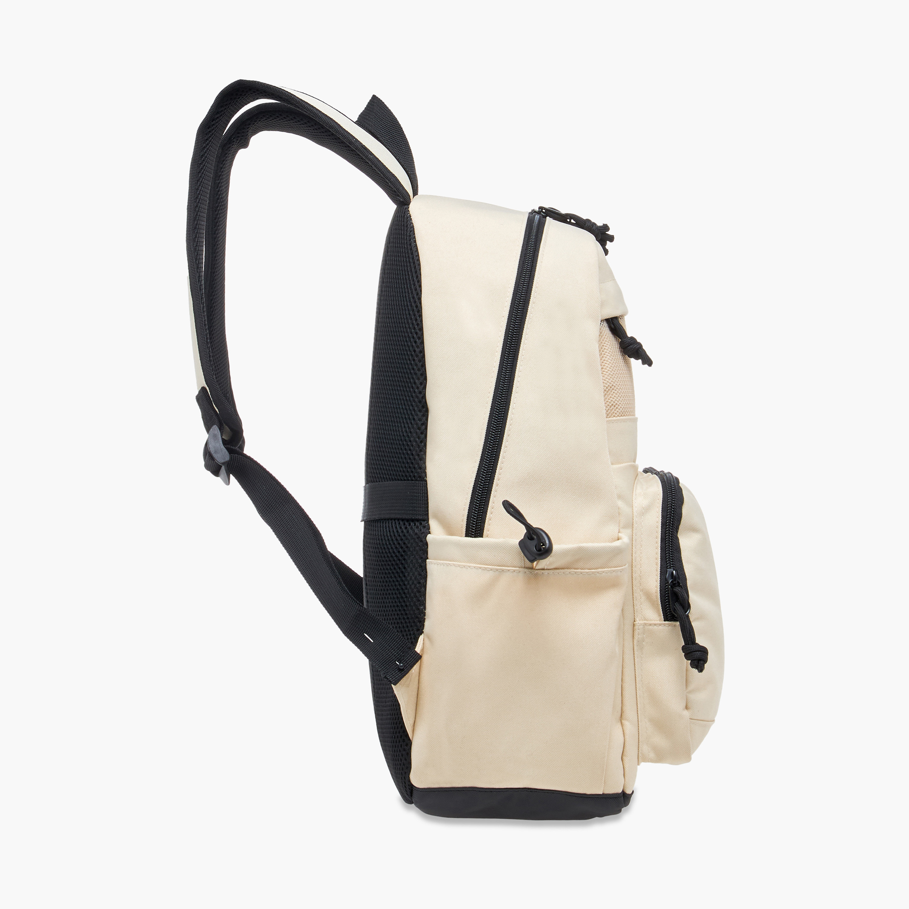 شنطة ظهر بطبعات شعار بحمّالات قابلة للتعديل وسحّاب إغلاق من آيكون - 43x31x15 سم-school-bagsandbackpacks-backpacks-image-3