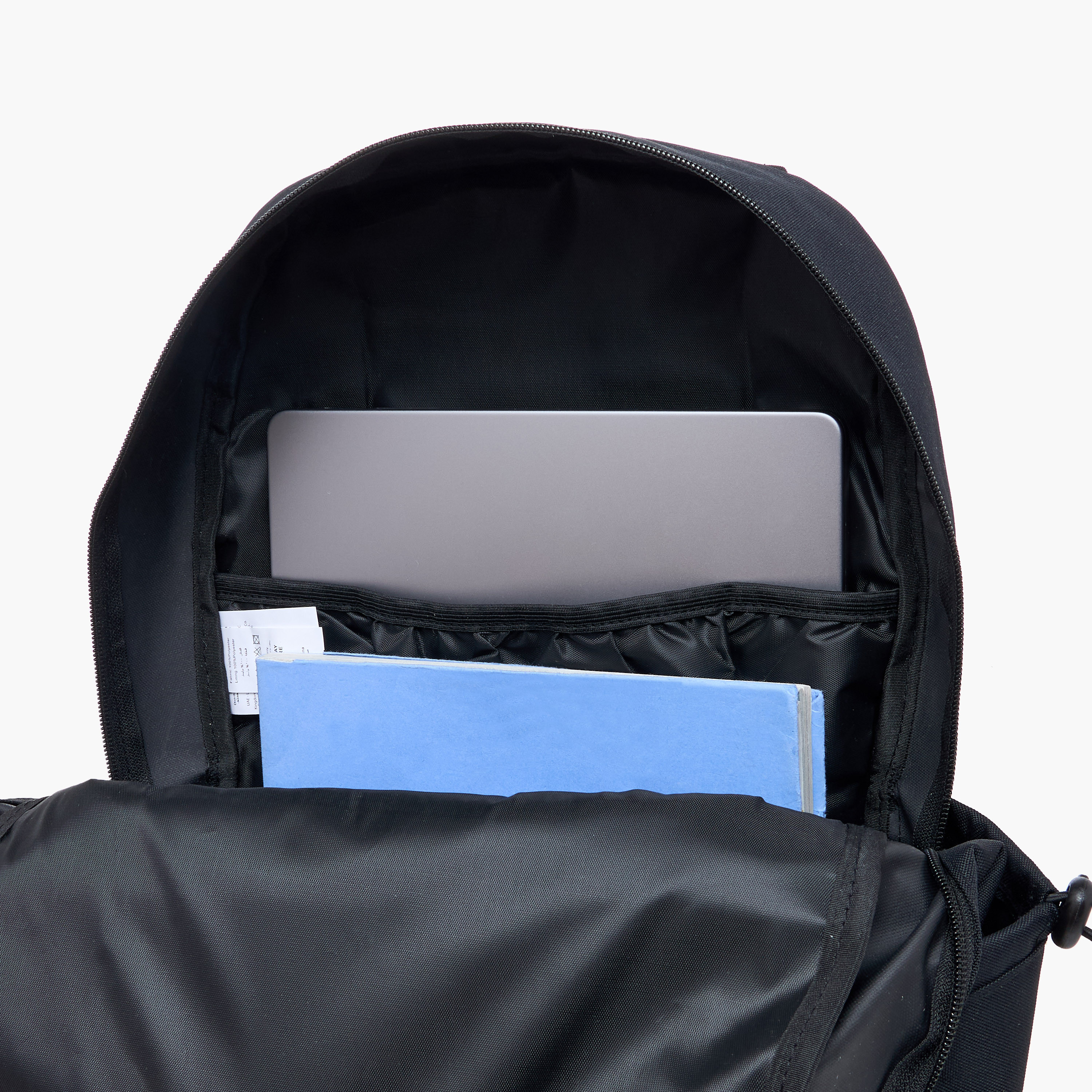 شنطة ظهر بطبعة شعار بحمّالات قابلة للتعديل وسحّاب إغلاق من آيكون – 43×31×15 سم-school-bagsandbackpacks-backpacks-image-7