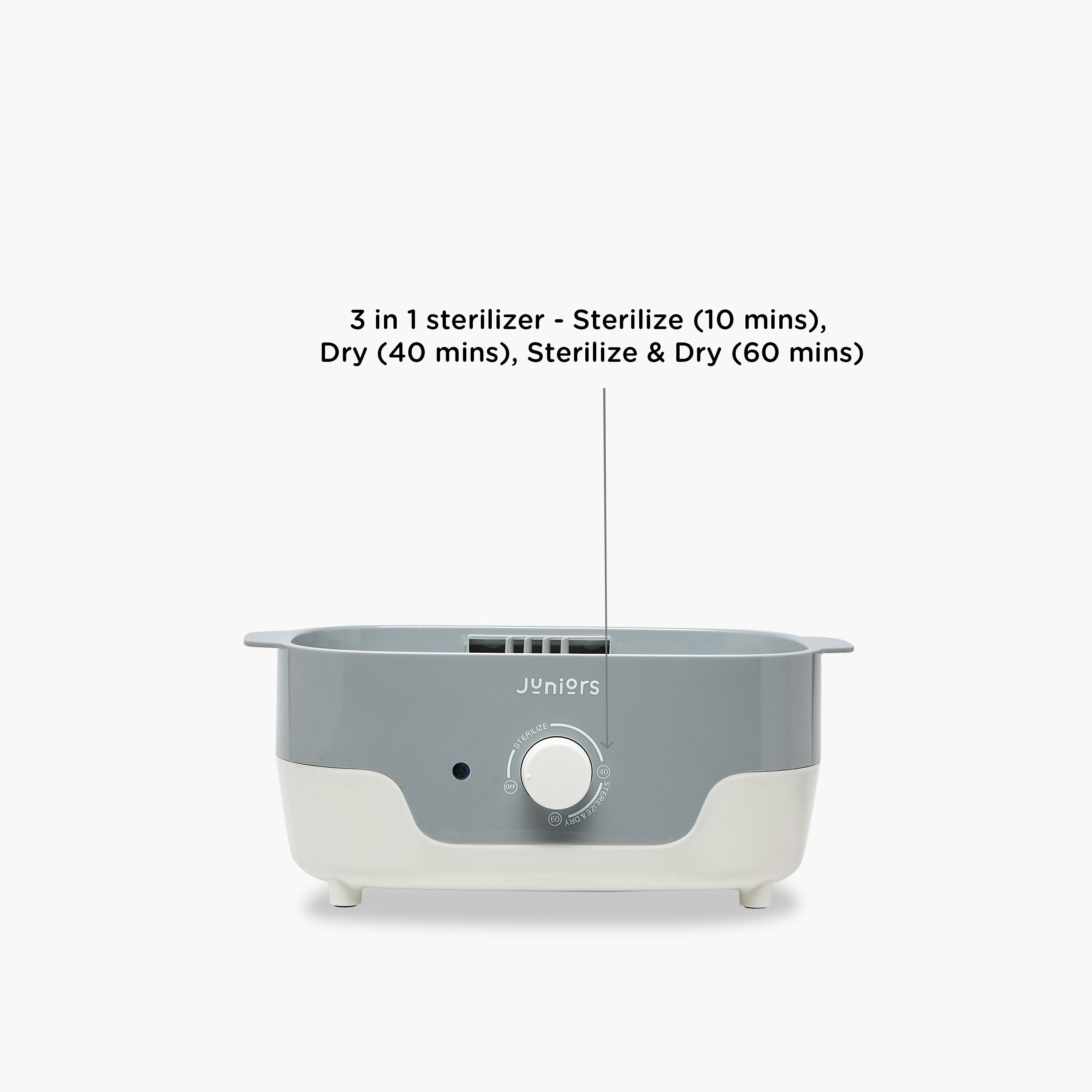 Juniors Baby Sterilizer and Dryer with Wide Neck - Polypropylene-baby-feeding-sterilizersandwarmers-image-4
