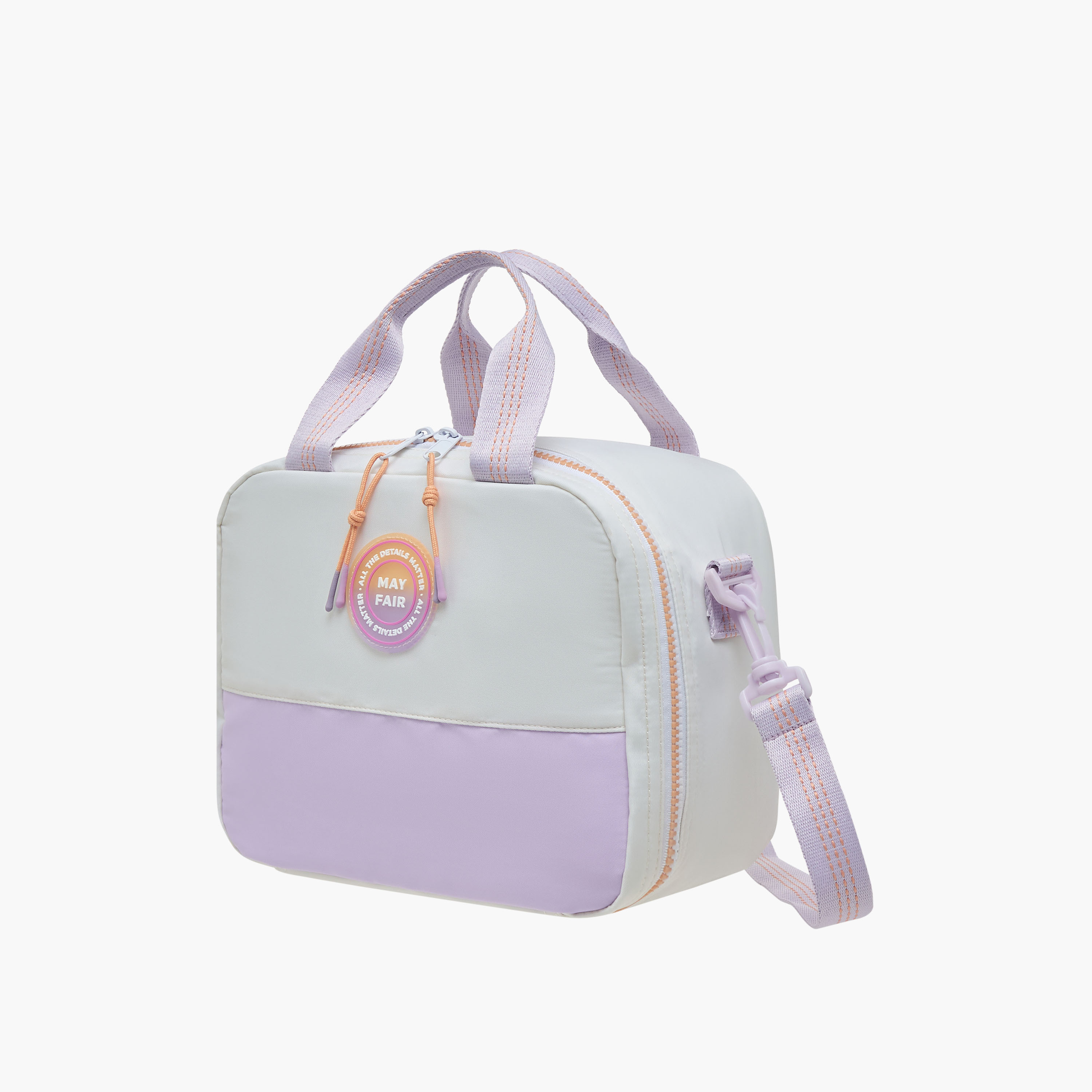 شنطة غداء سادة بسحّاب إغلاق مع حزام قابل للفصل من ماست-school-lunchessentials-lunchbags-image-2