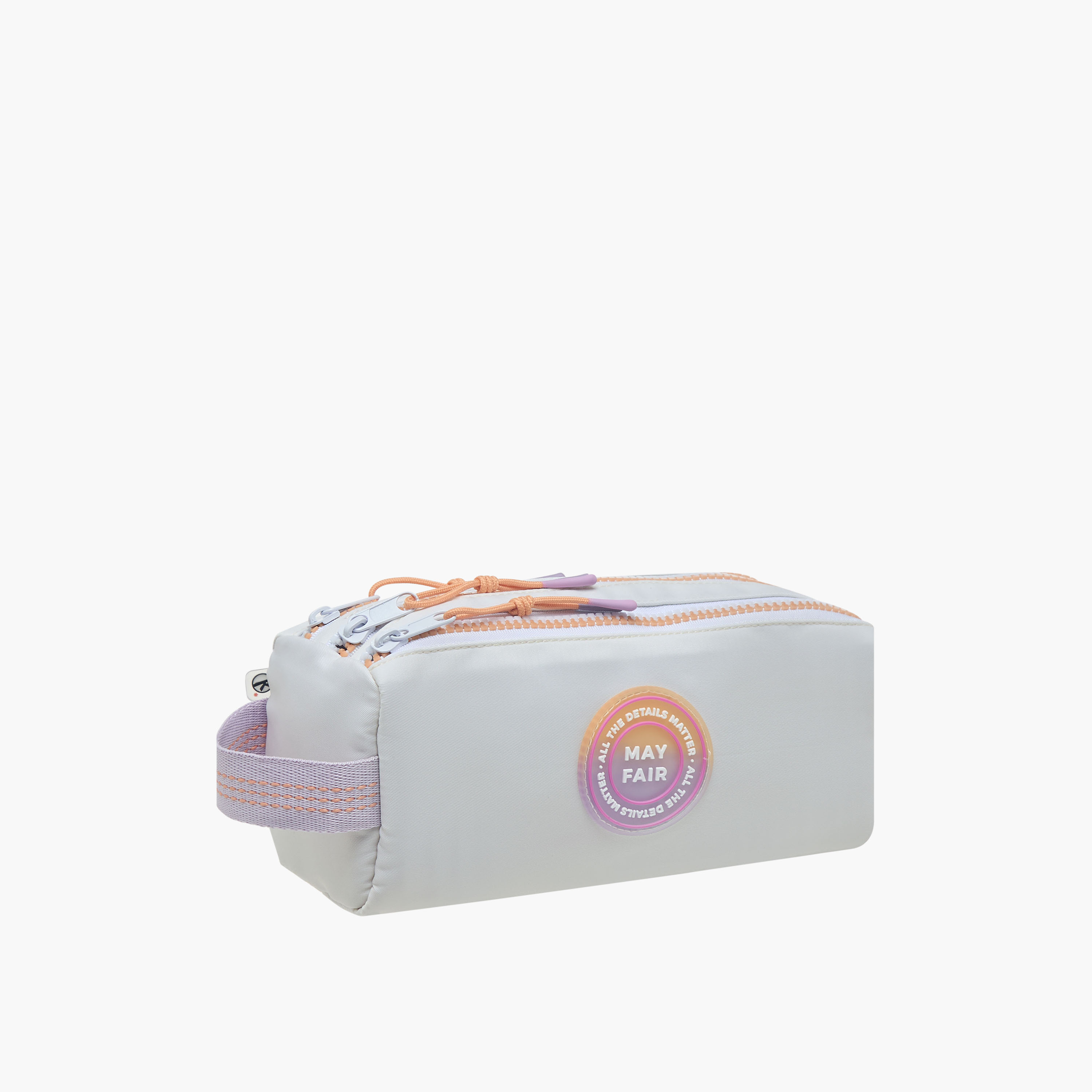Mayfair Solid 3-Compartment Pencil Pouch with Zip Closure-school-stationery-pencilcases-image-2