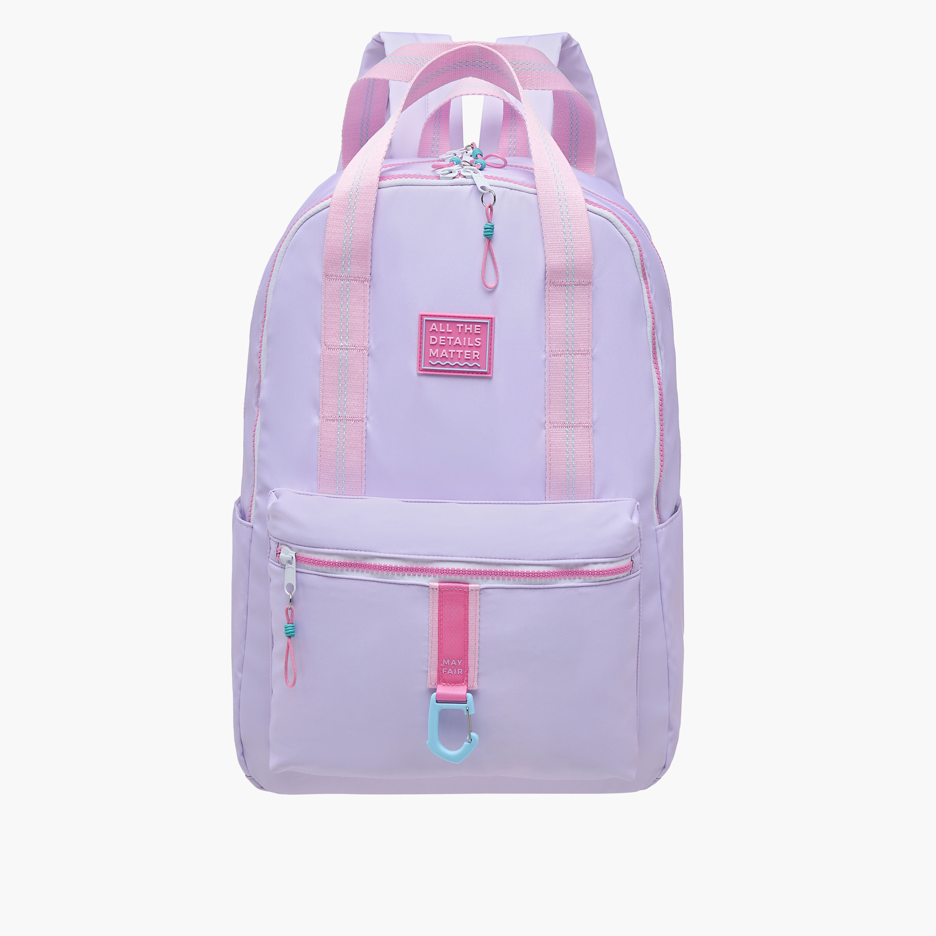 شنطة ظهر بقوالب ملونة وحمالات كتف قابلة للتعديل من مايفير - 45x31x17 سم-school-bagsandbackpacks-backpacks-image-1