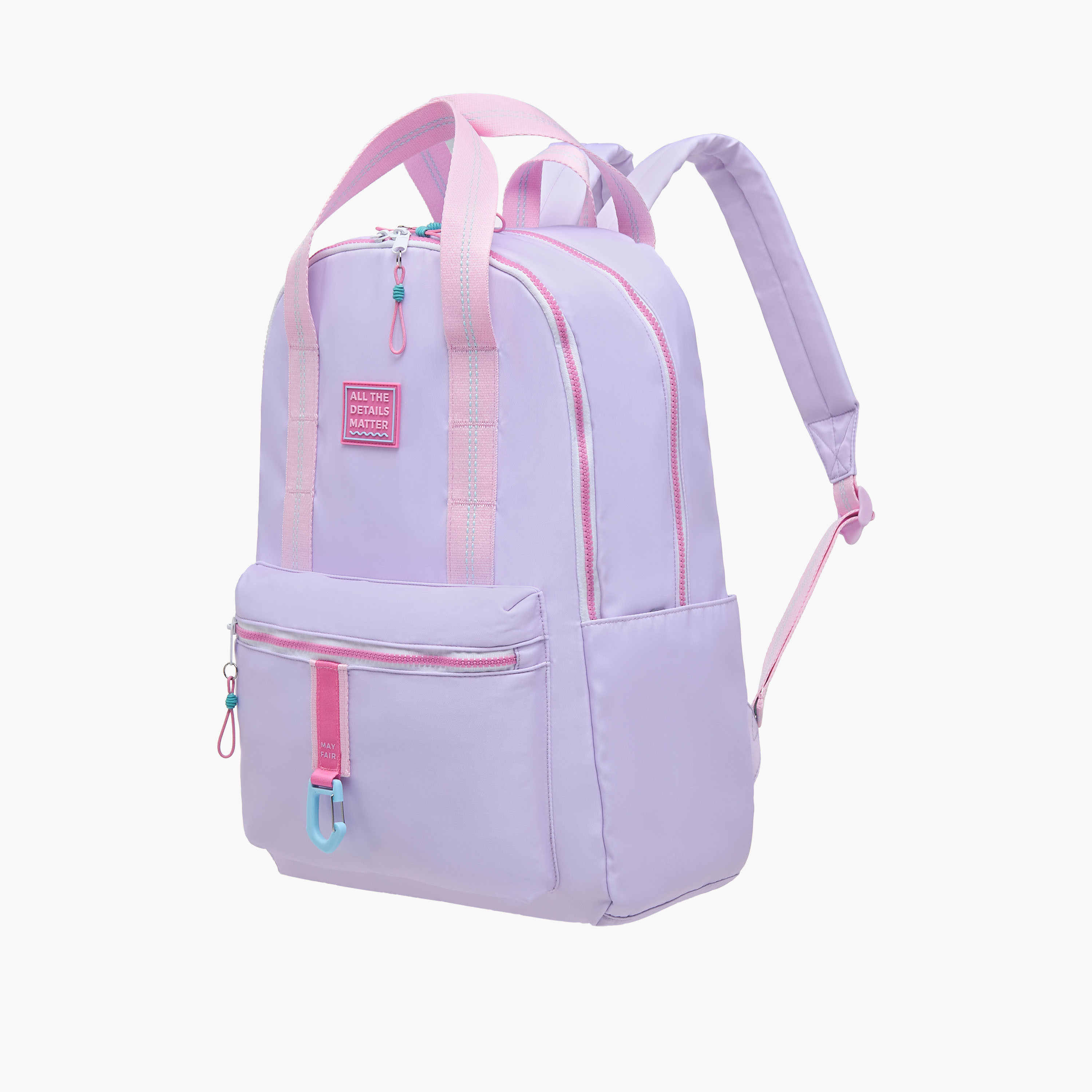 شنطة ظهر بقوالب ملونة وحمالات كتف قابلة للتعديل من مايفير - 45x31x17 سم-school-bagsandbackpacks-backpacks-image-2