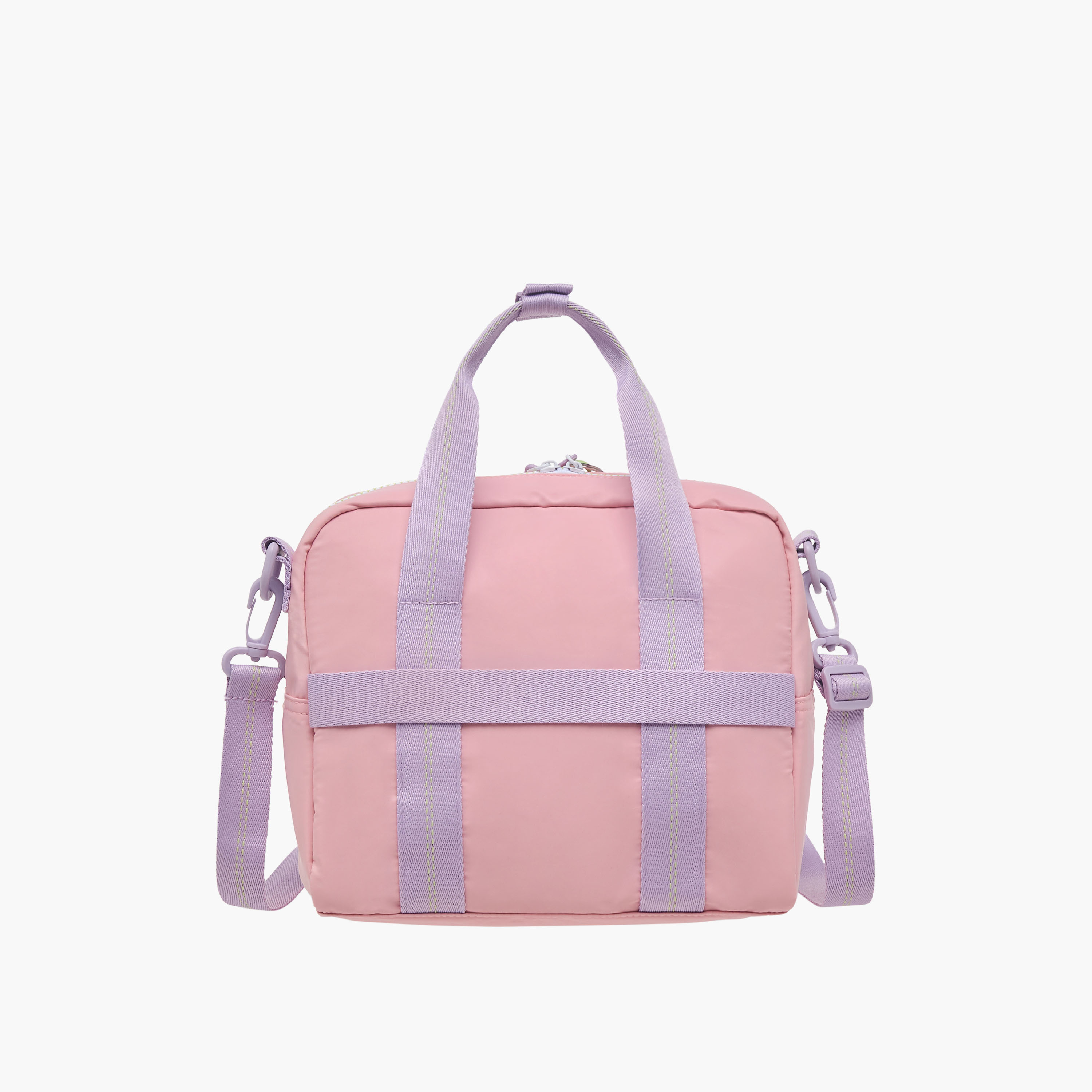 Mayfair Colourblock Lunch Bag with Zip Closure and Detachable Strap-school-lunchessentials-lunchbags-image-3