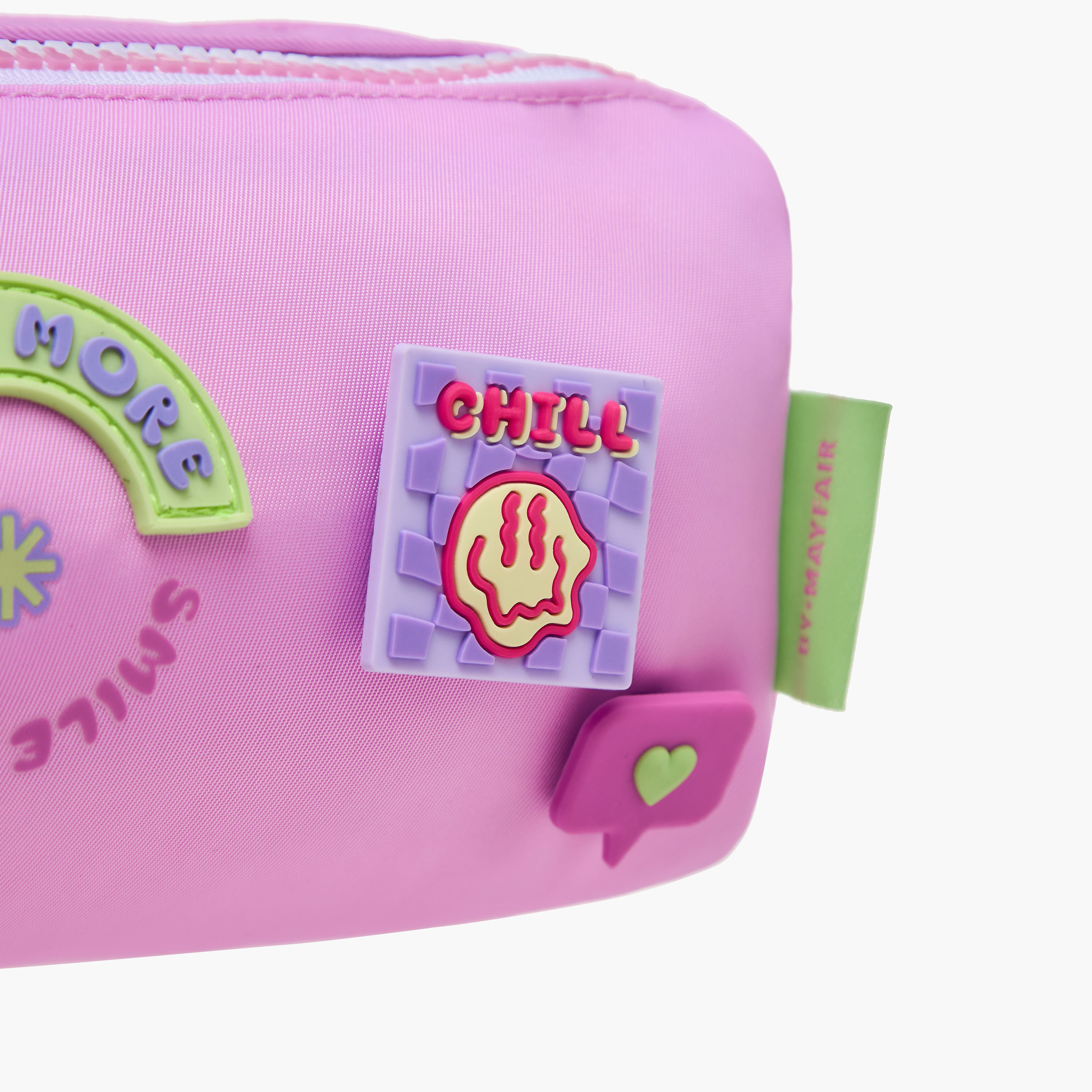 Mayfair Solid Pencil Pouch with Zip Closure-school-stationery-pencilcases-image-5