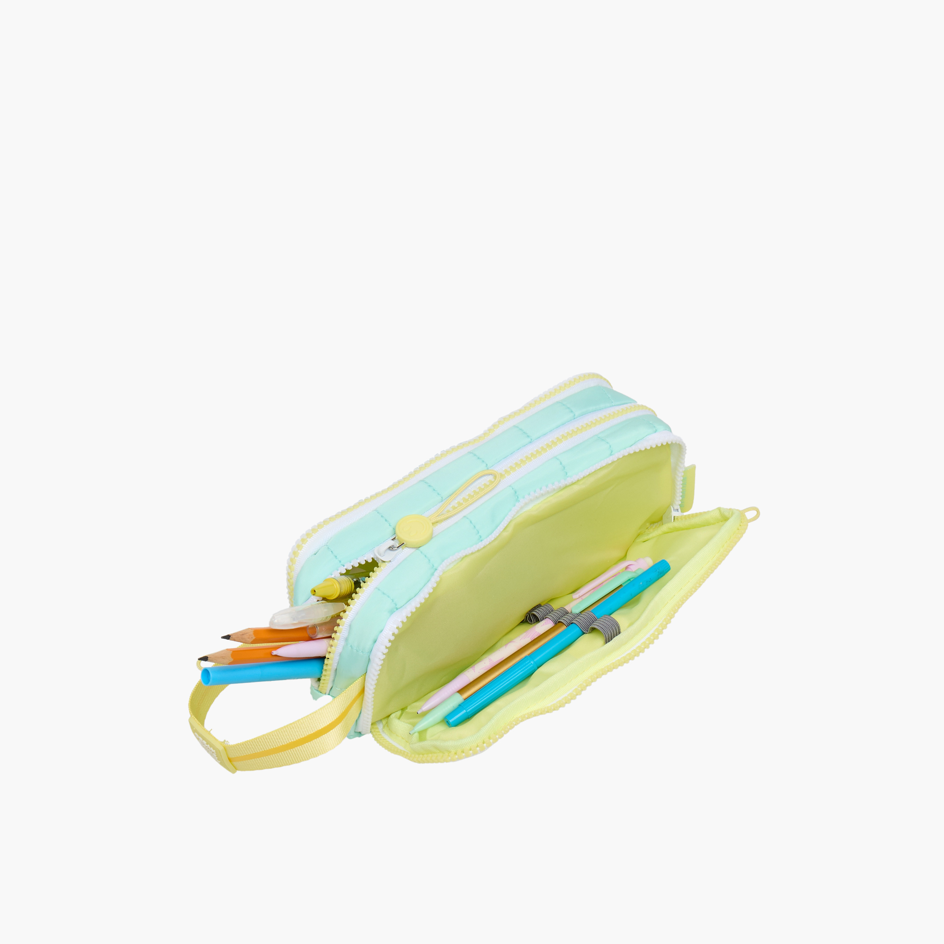 Mayfair 3-Compartment Pencil Pouch with Zip Closure-school-stationery-pencilcases-image-5