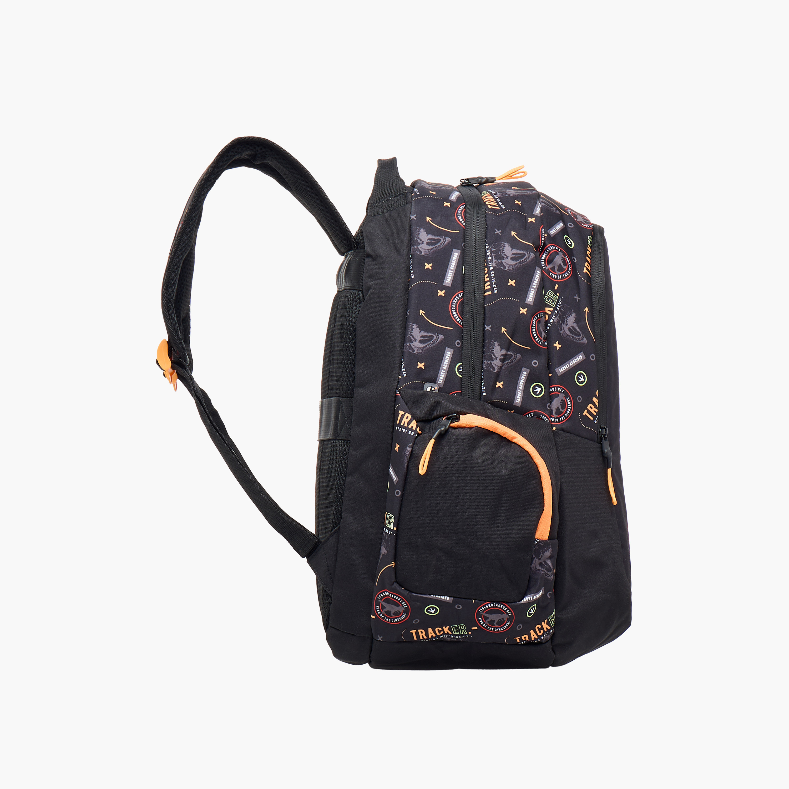 Mayfair Dinosaur Print 2-Compartment Backpack with Zip Closure - 42x29x20 cms-promo_LS20_OMN-image-5