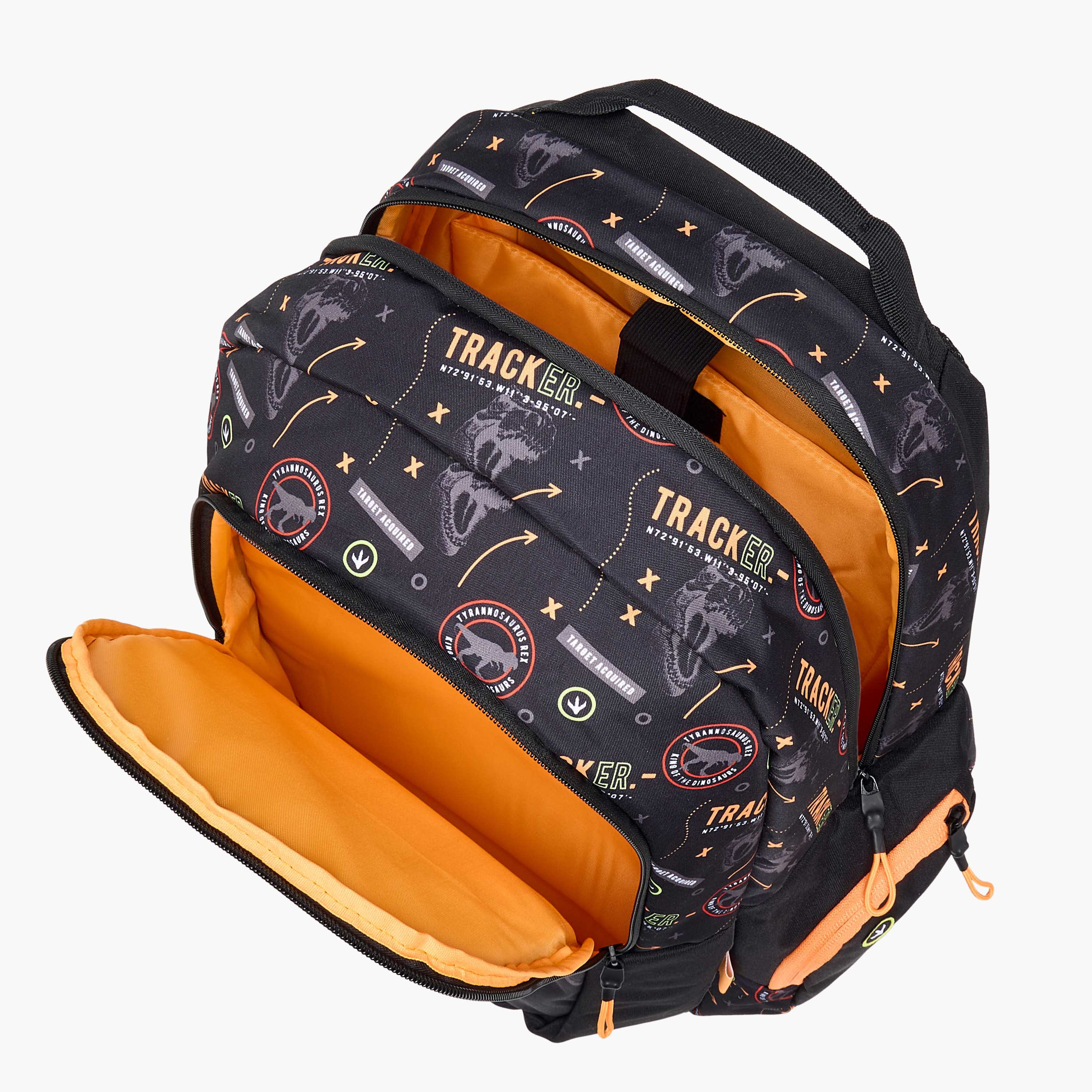 Mayfair Dinosaur Print 2-Compartment Backpack with Zip Closure - 42x29x20 cms-promo_LS20_OMN-image-6