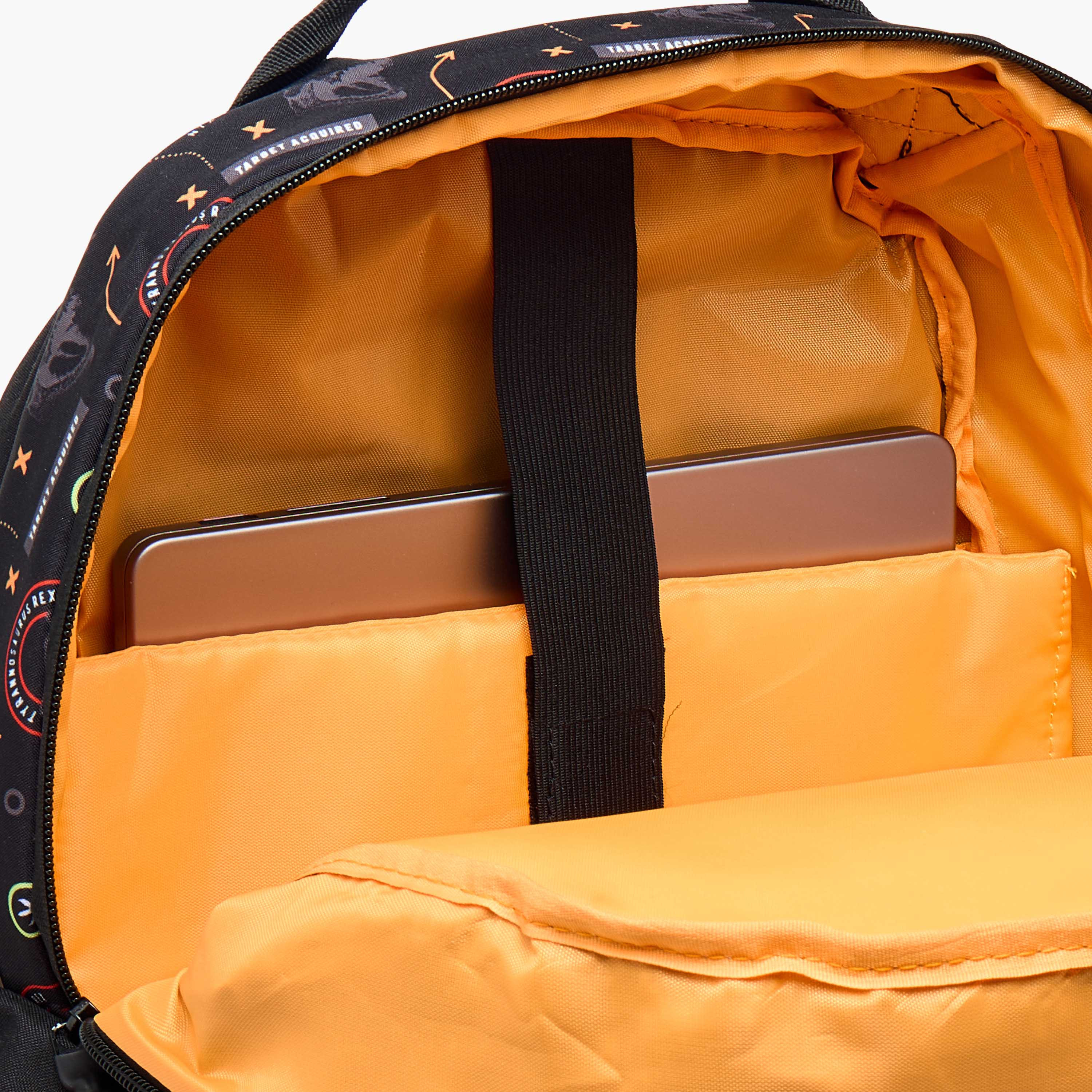 Mayfair Dinosaur Print 2-Compartment Backpack with Zip Closure - 42x29x20 cms-promo_LS20_OMN-image-8