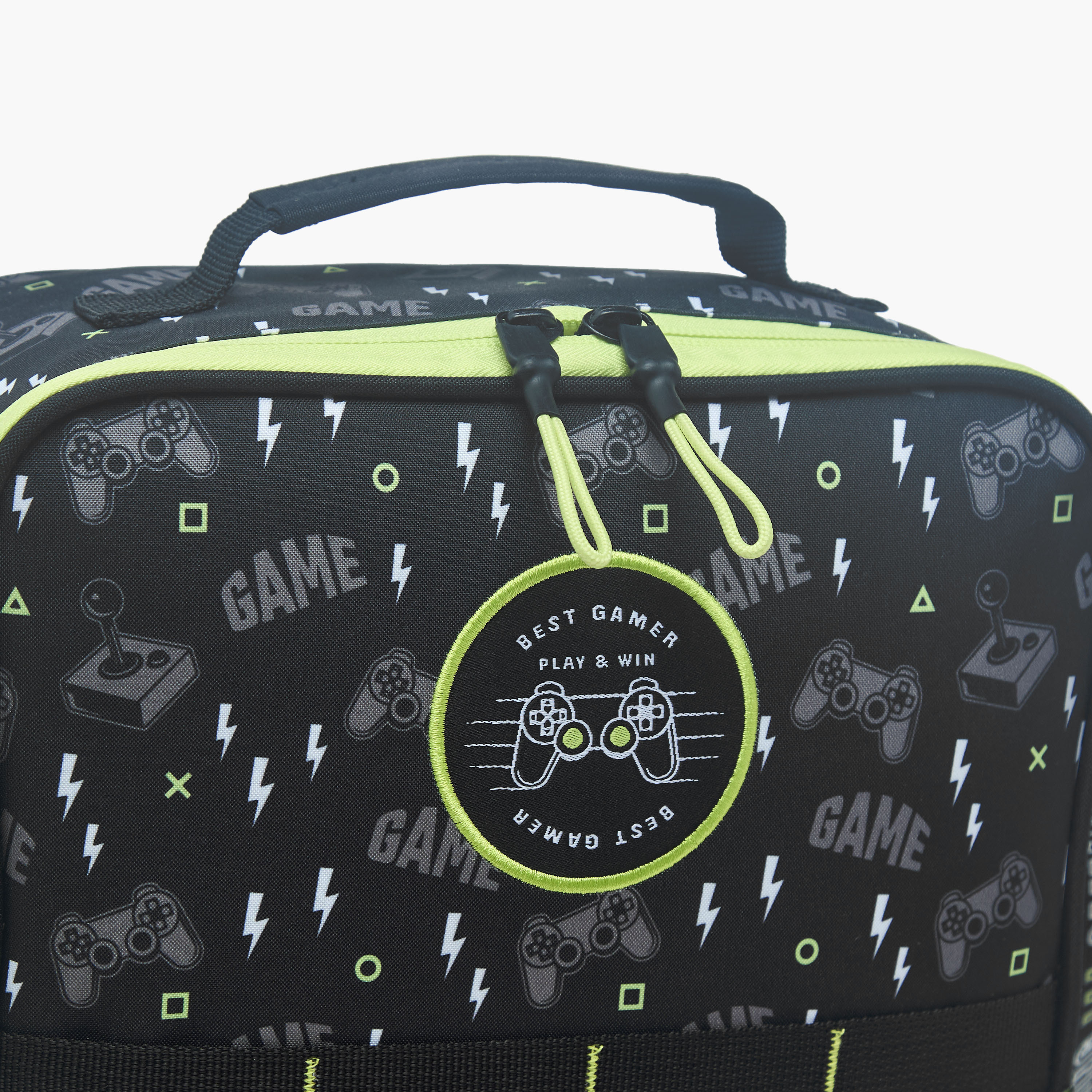 Mayfair Game Print Lunch Bag with Zip Closure-school-lunchessentials-lunchbags-image-4
