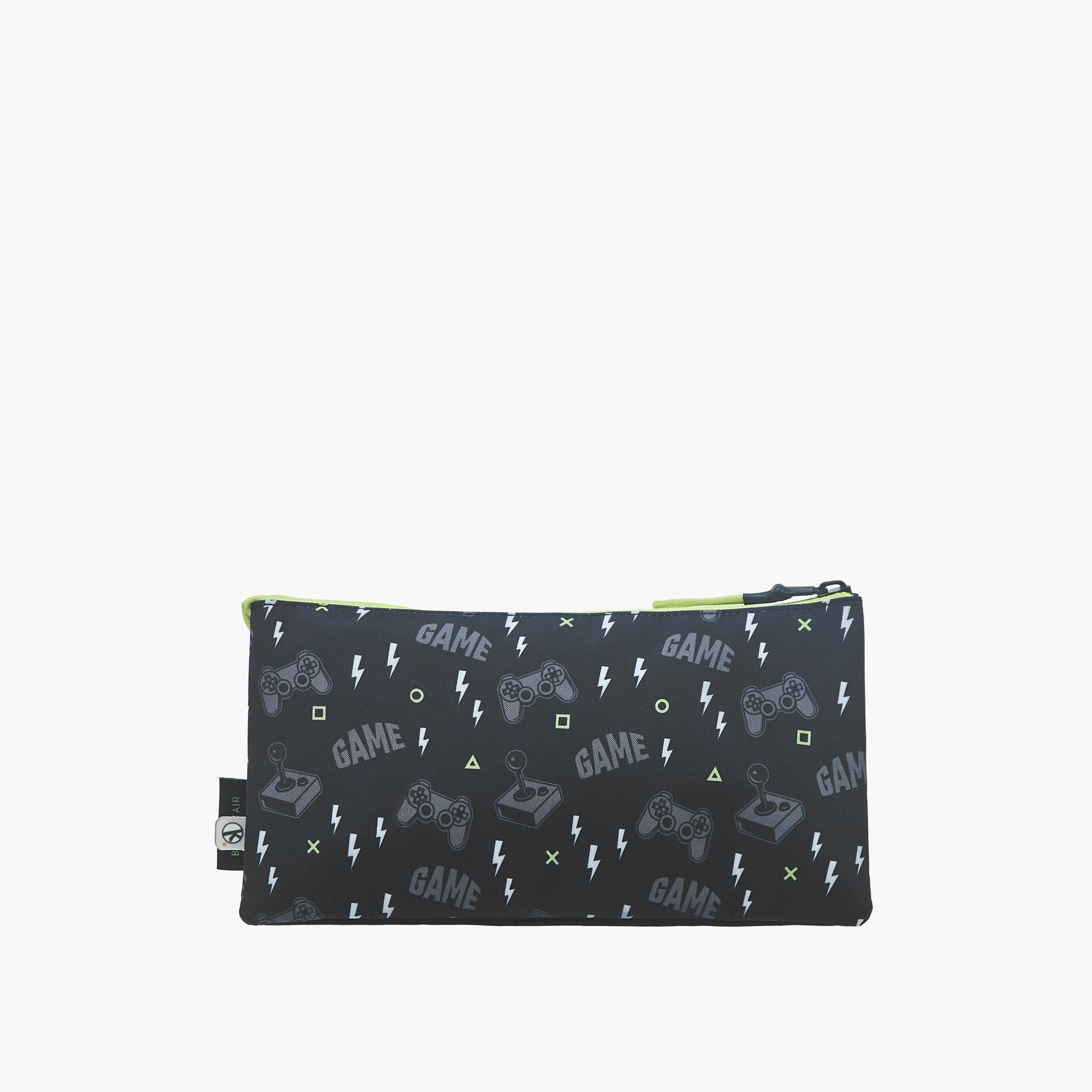 Mayfair Gamer Print 3-Compartment Pencil Pouch with Zip Closure-school-stationery-pencilcases-image-3