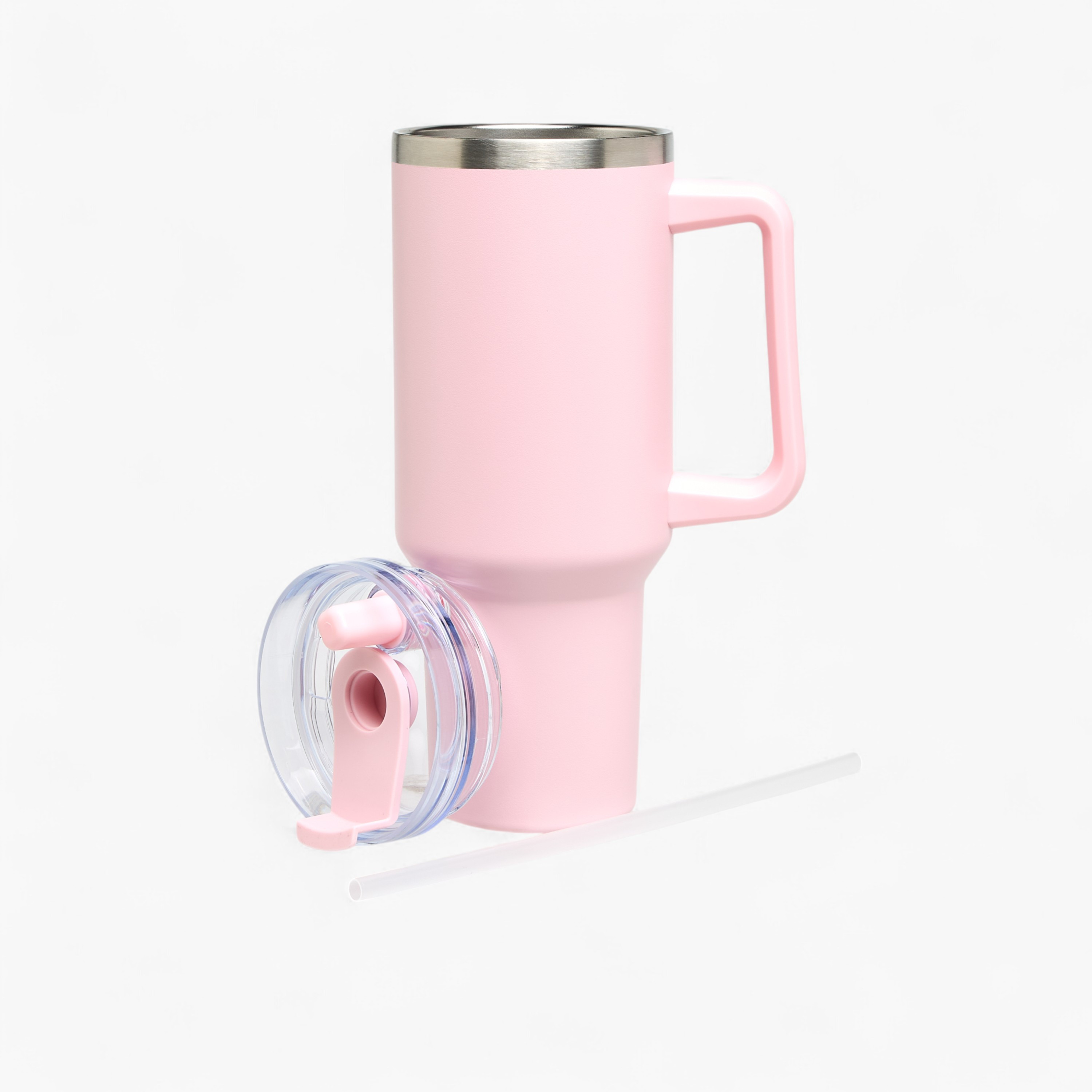 Solid Insulated Stainless Steel Tumbler with Handle - 1.2 L-school-waterbottles-image-2