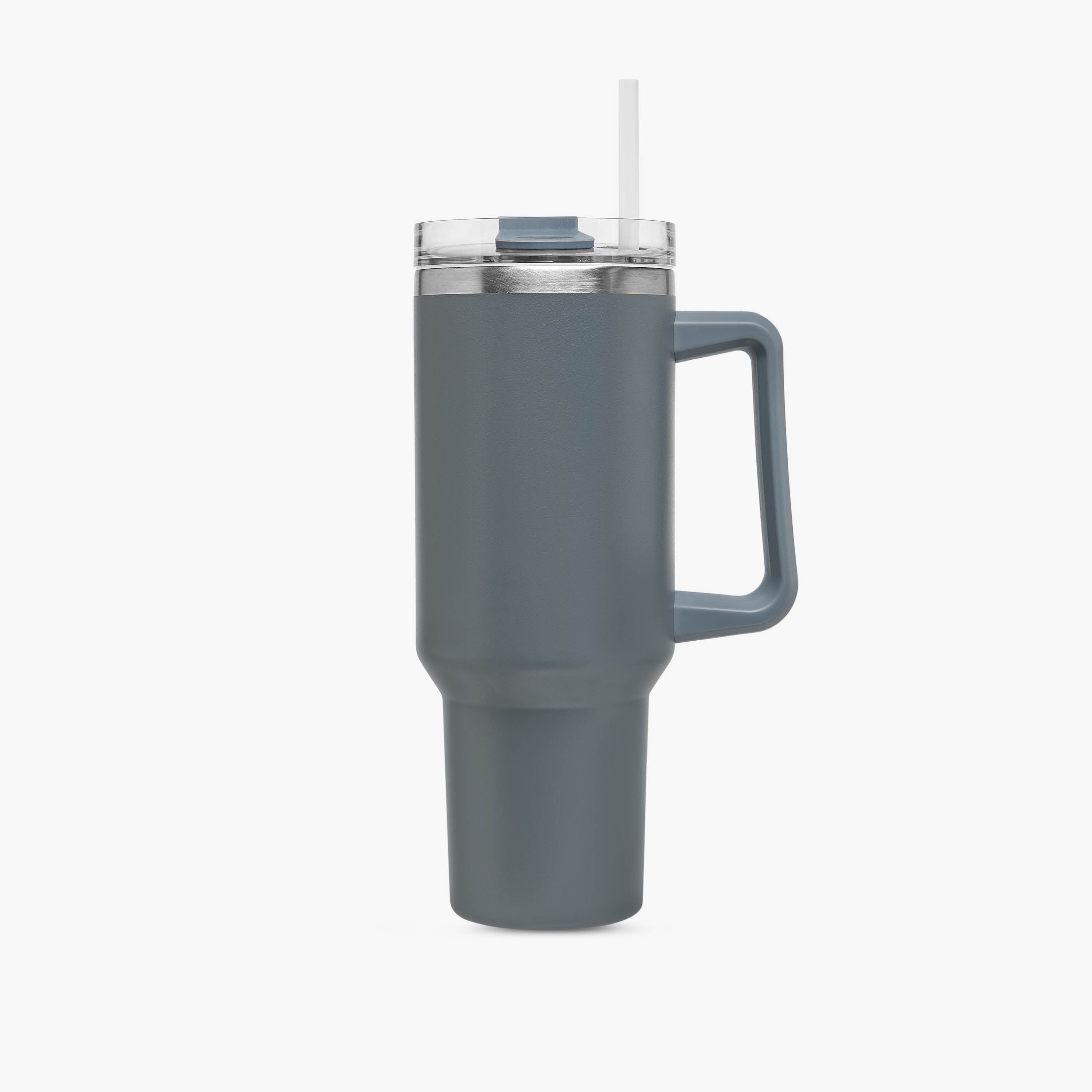 كوب ستانلس ستيل سادة عازل للحرارة بمقبض - 1.2 لتر-school-waterbottles-image-1