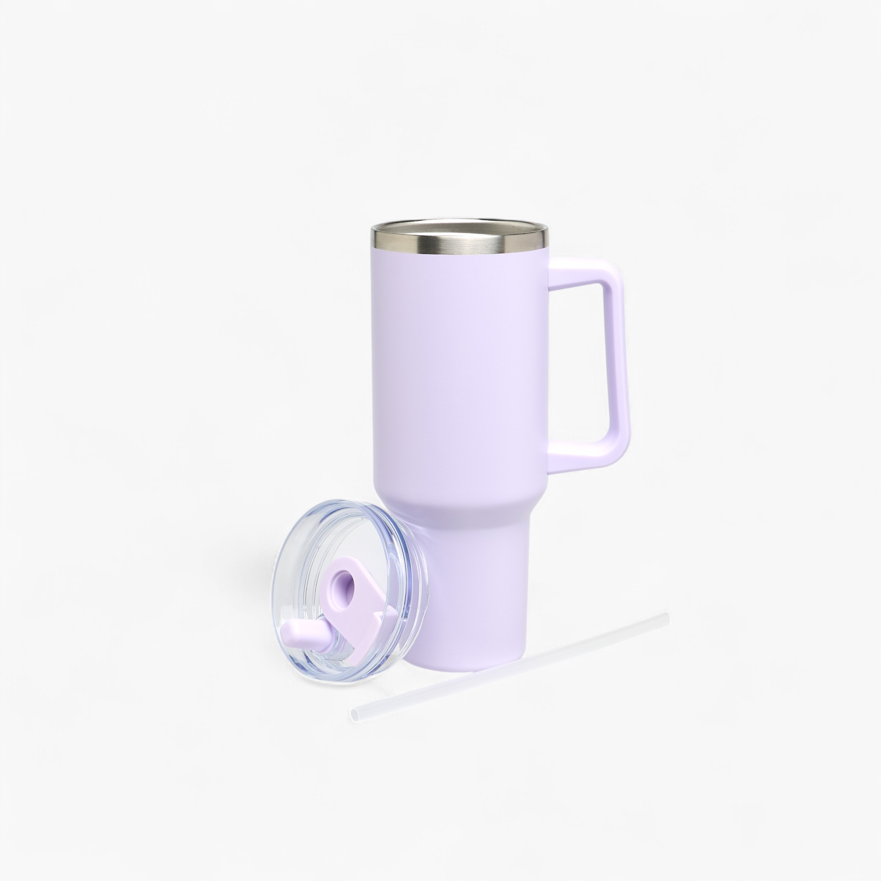 كوب ستانلس ستيل سادة بقشّة ومقبض - 1.2 لتر-household-dining-teaandcoffee-travelmugsandsippers-image-5