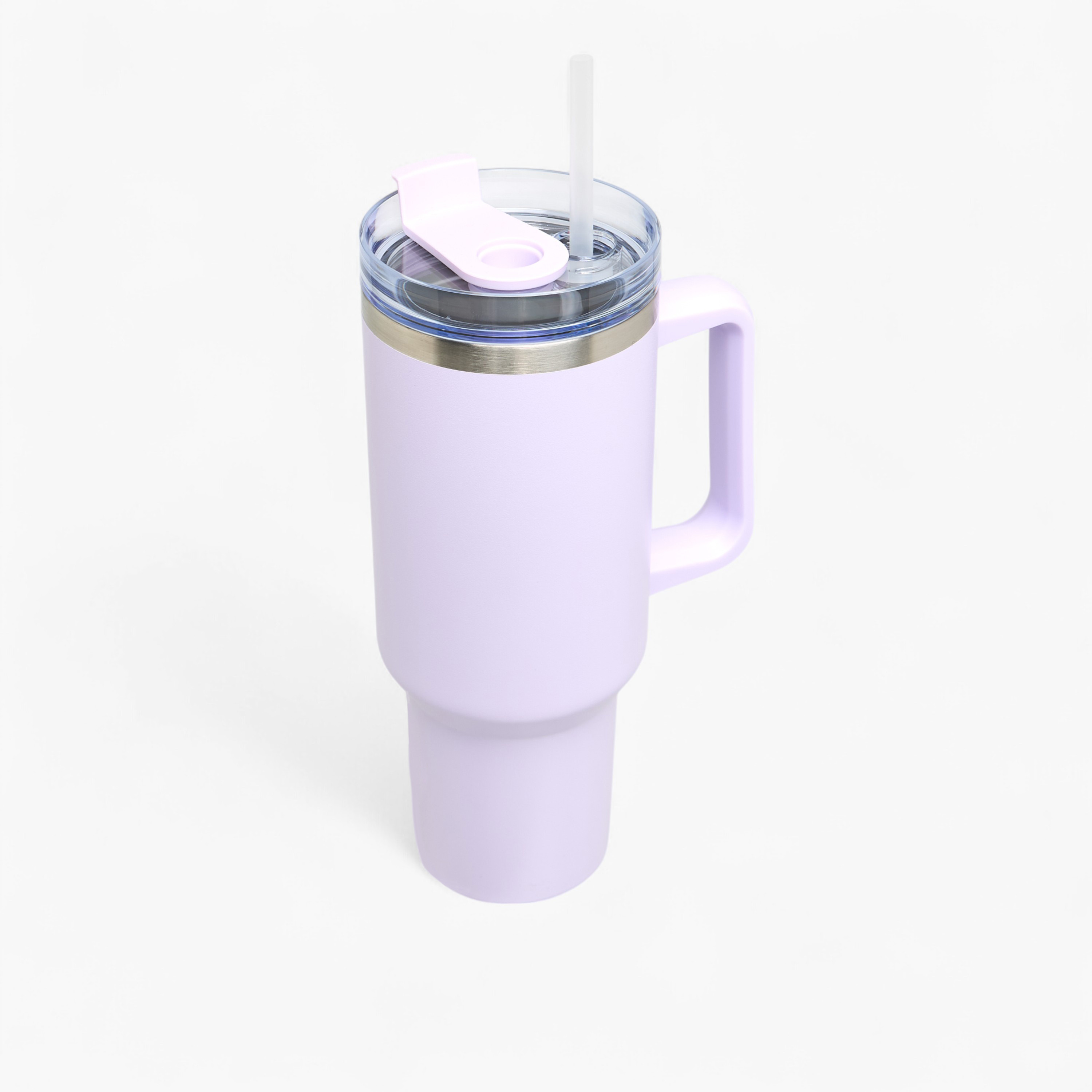 كوب ستانلس ستيل سادة بقشّة ومقبض - 1.2 لتر-household-dining-teaandcoffee-travelmugsandsippers-image-4