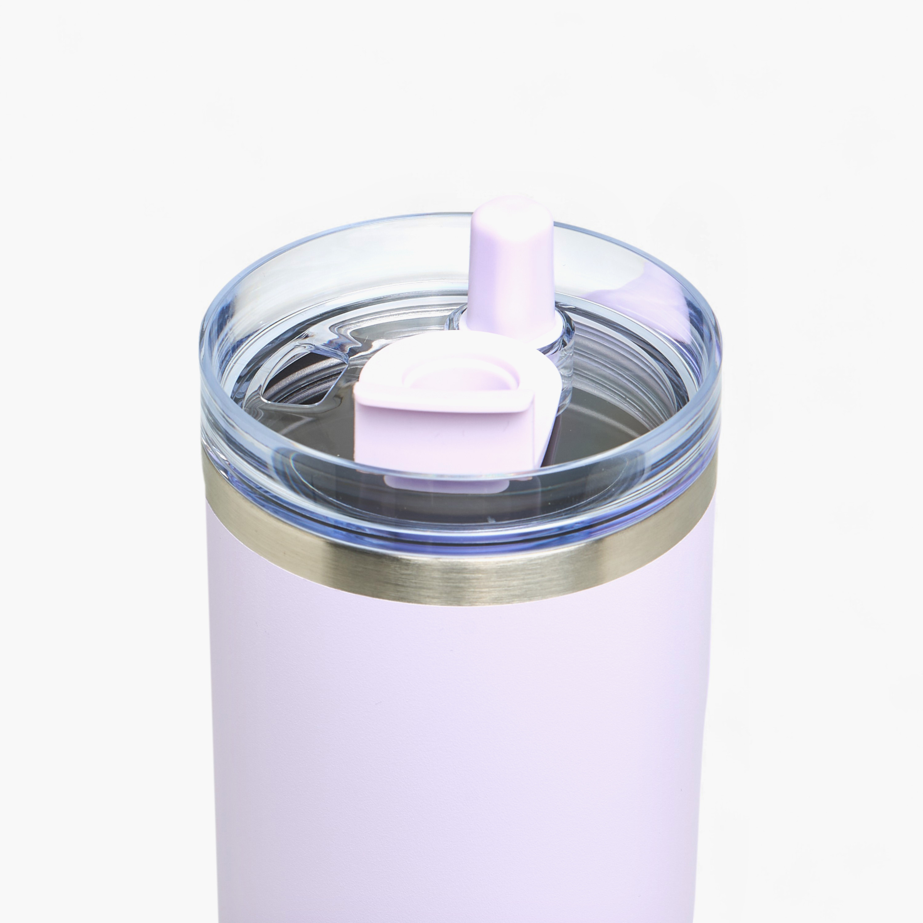 كوب ستانلس ستيل سادة بقشّة ومقبض - 1.2 لتر-household-dining-teaandcoffee-travelmugsandsippers-image-3