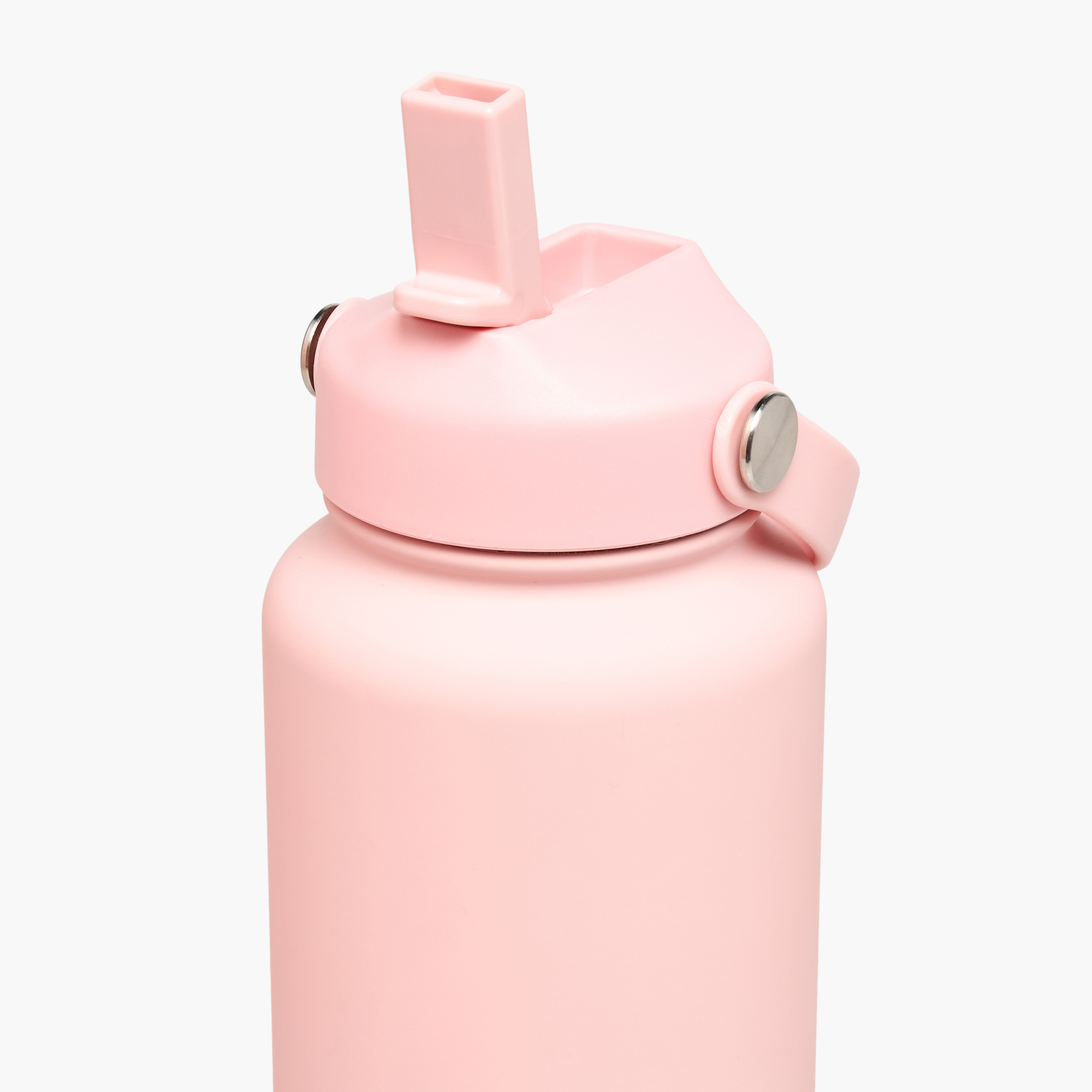 Solid Stainless Steel Sipper Water Bottle with Handle - 1 L-school-waterbottles-image-4