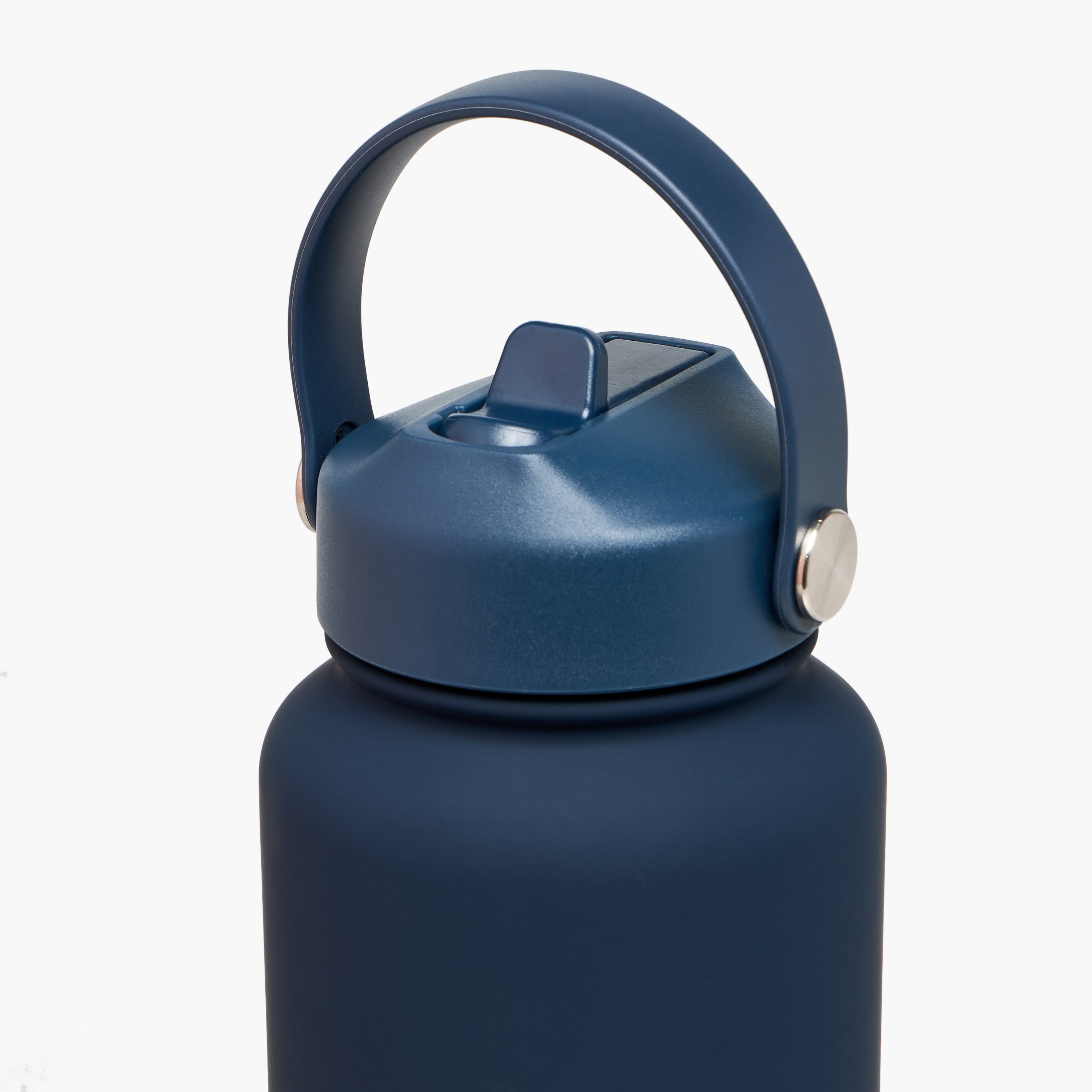 Solid Stainless Steel Sipper Water Bottle with Handle - 1 L-school-waterbottles-image-3
