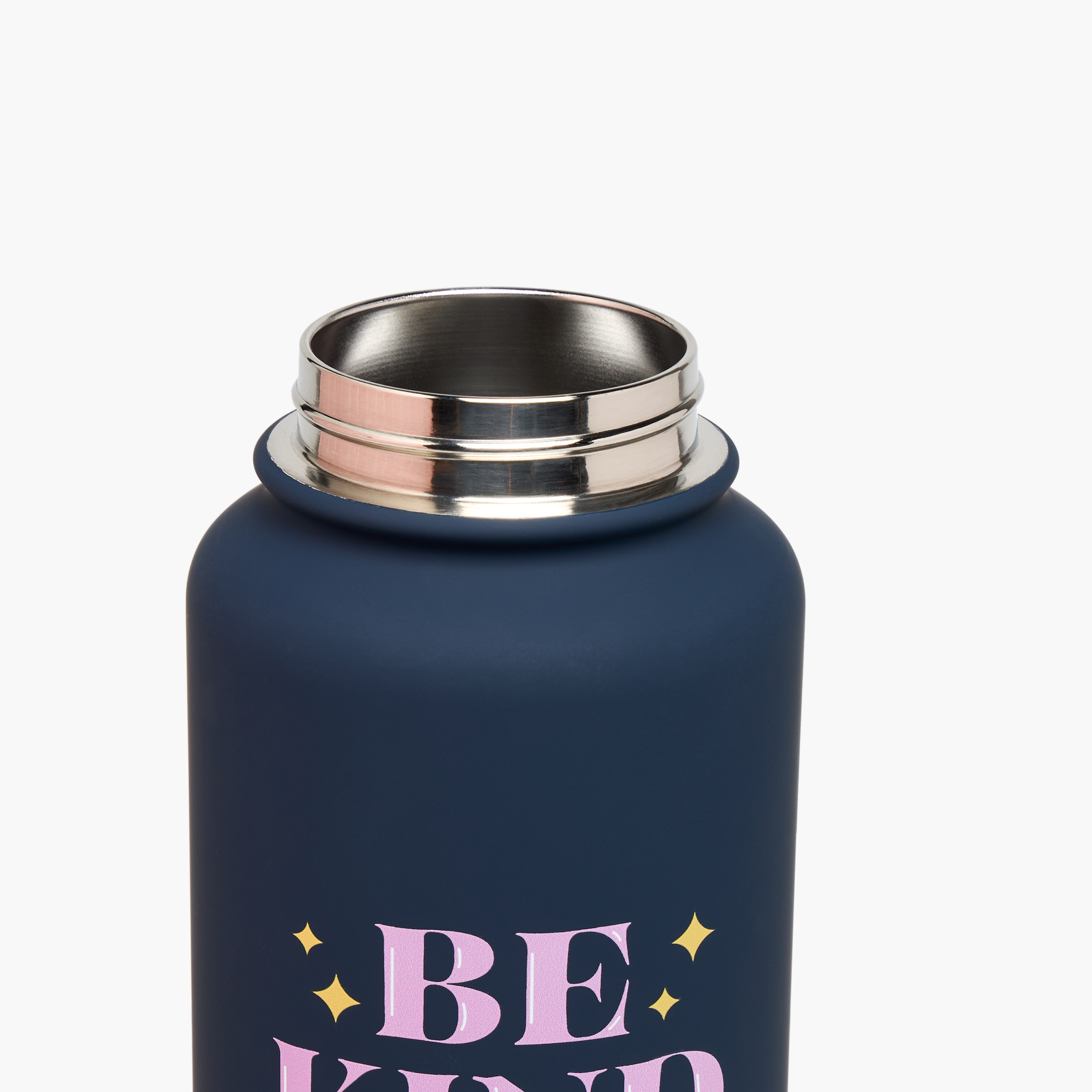 Slogan Print Stainless Steel Sipper Water Bottle with Handle - 1 L-school-waterbottles-image-5