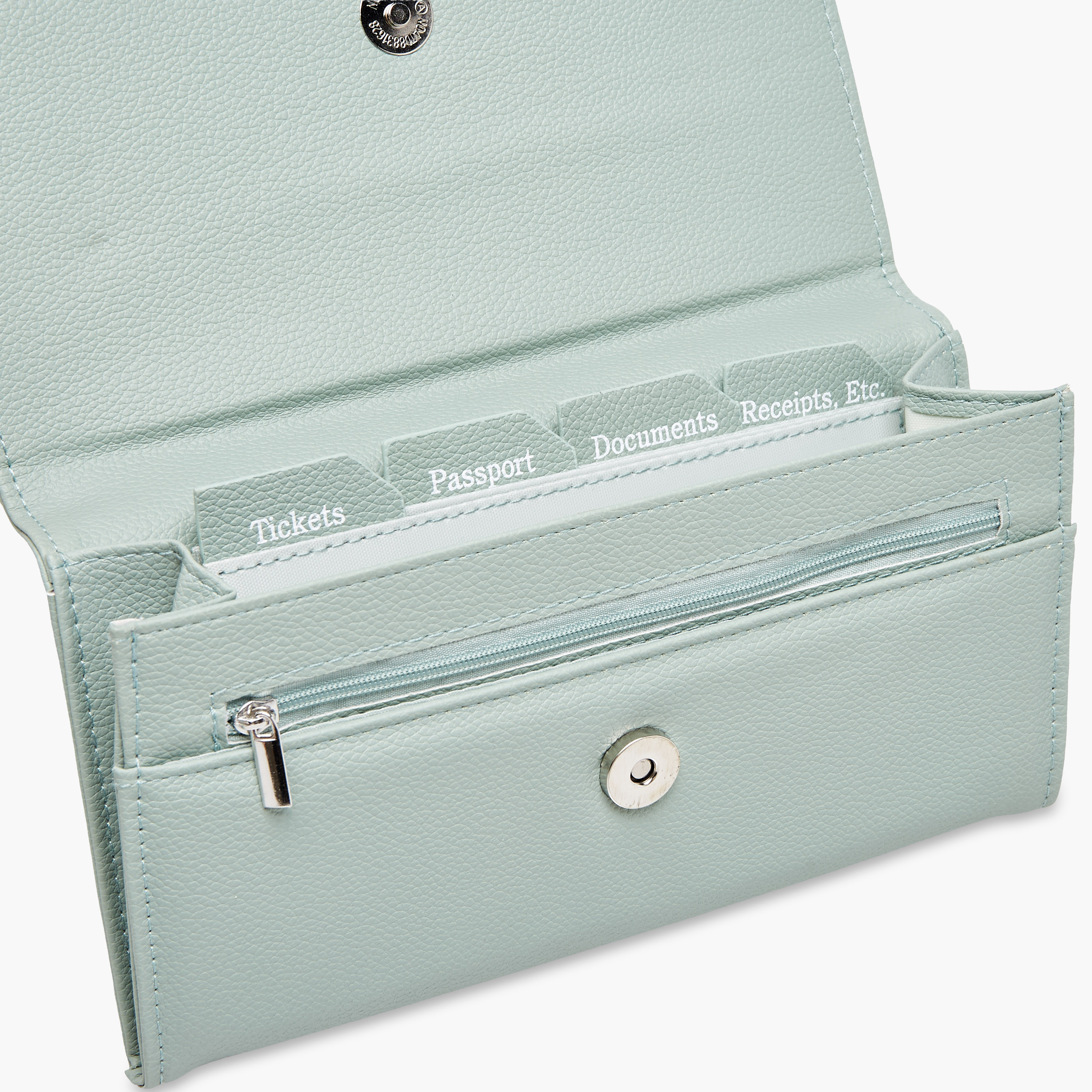 Findz Typographic Print Document Holder with Flap Closure-travel-accessories-image-5