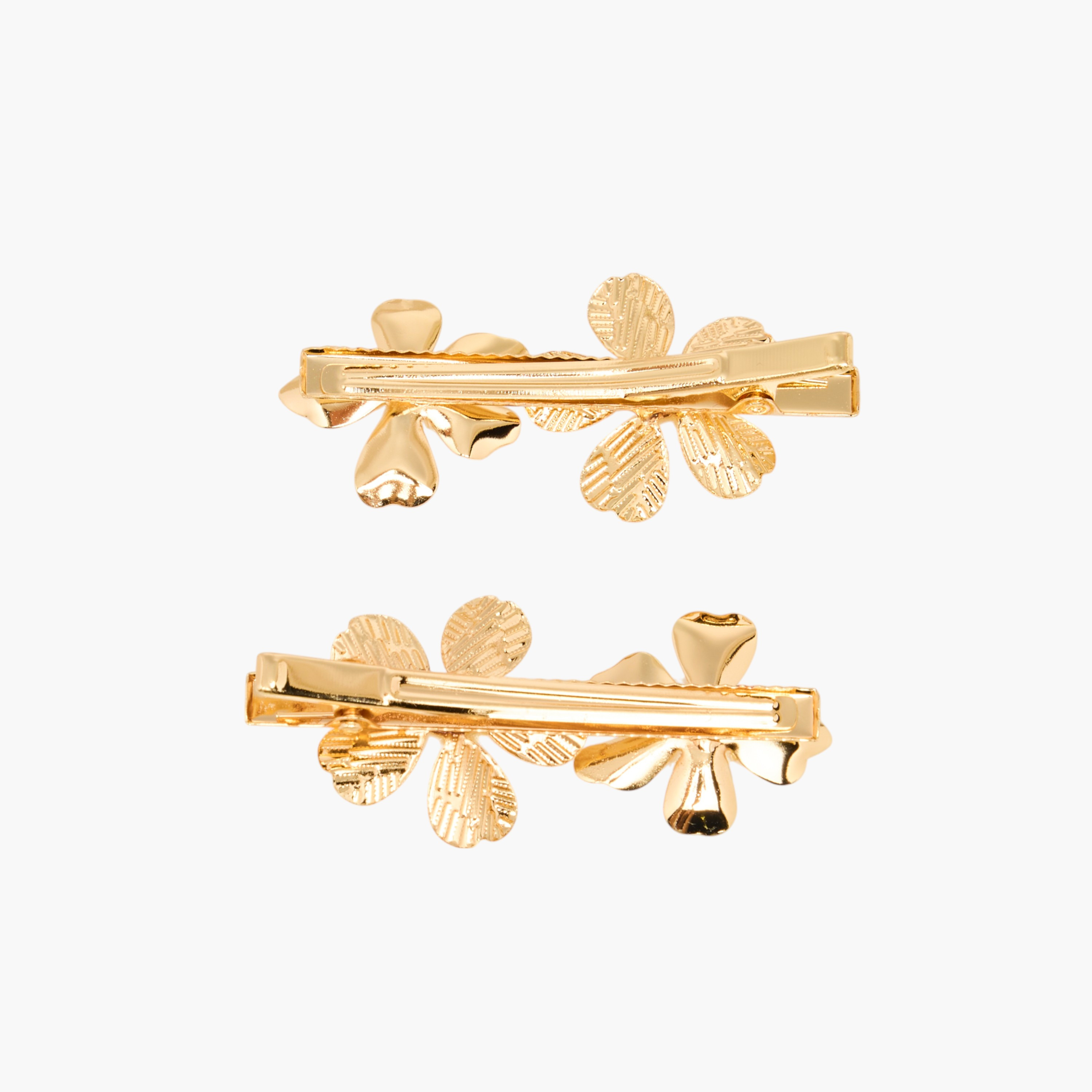 Floral Embellished Hair Clips - Set of 2-women-hairaccessories-clips-image-3