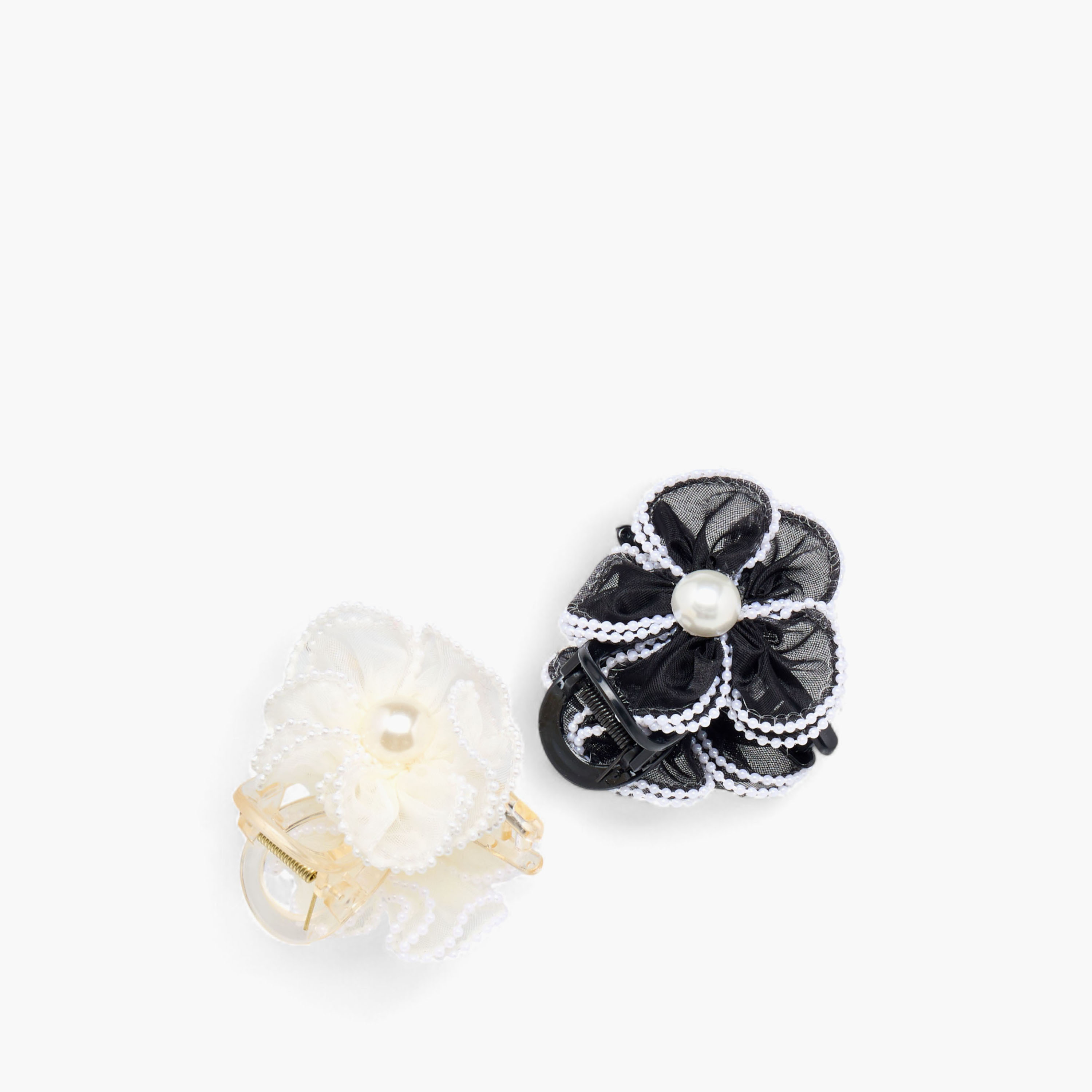 Floral Embellished Hair Clamp - Set of 2-women-hairaccessories-clamps-image-4