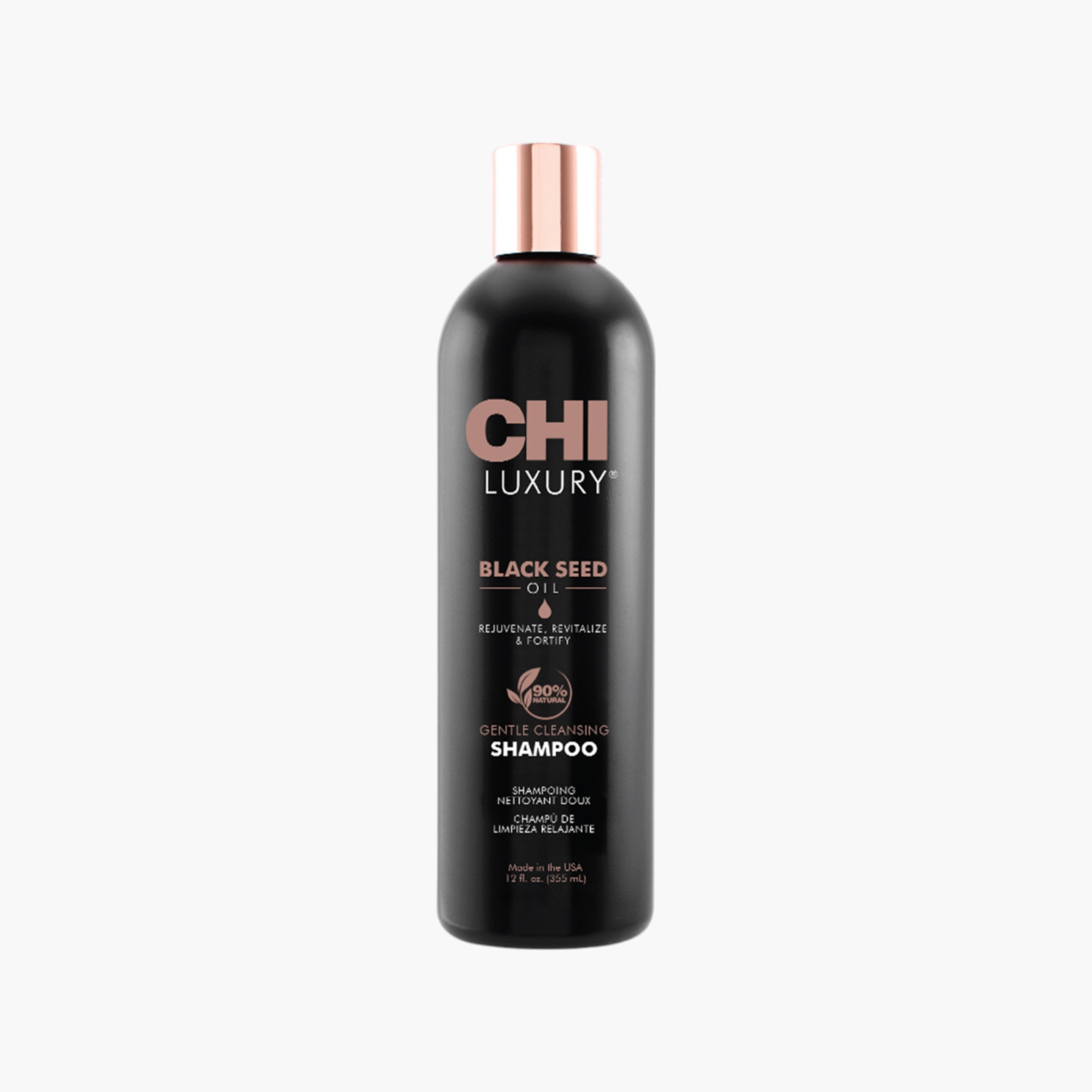 CHI Luxury Black Seed Oil Gentle Cleansing Shampoo - 355 ml-beautyandpersonalcare-hair-haircare-shampoos-image-1