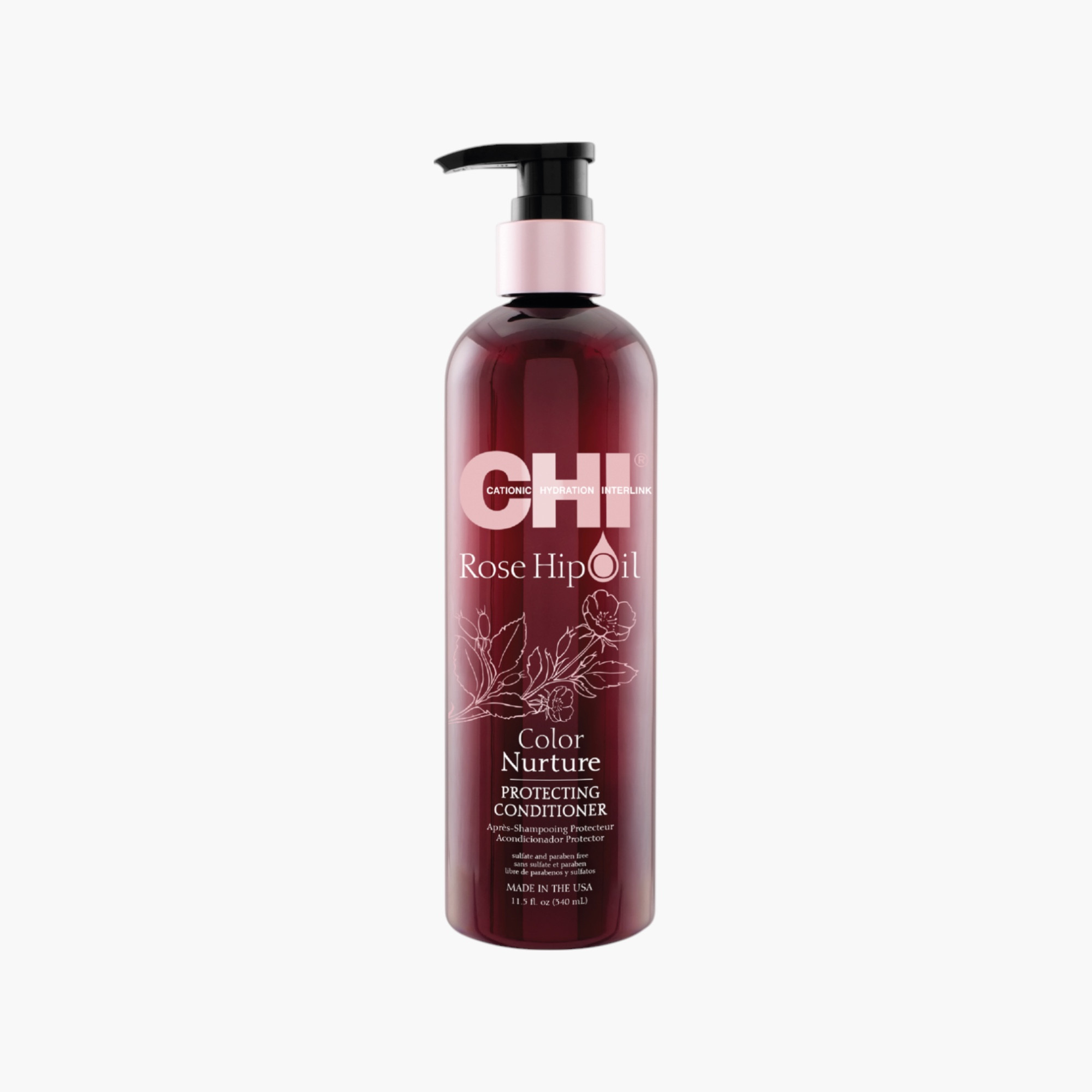 CHI Rose Hip Oil Conditioner - 340 ml-beautyandpersonalcare-hair-haircare-conditioners-image-1