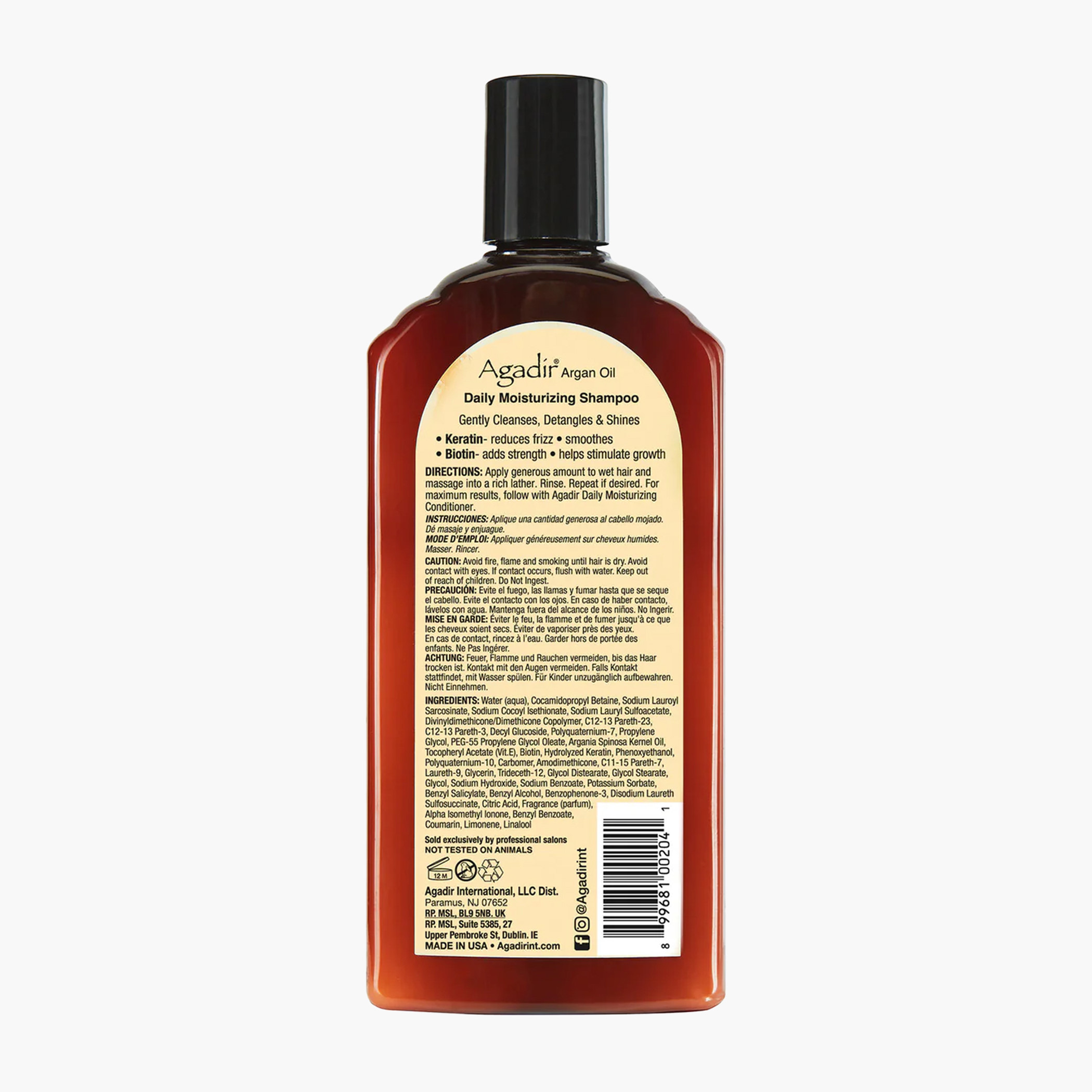 شامبو بزيت الأرجان للترطيب يومي من أغادير - 366 مل-beautyandpersonalcare-hair-haircare-shampoos-image-2