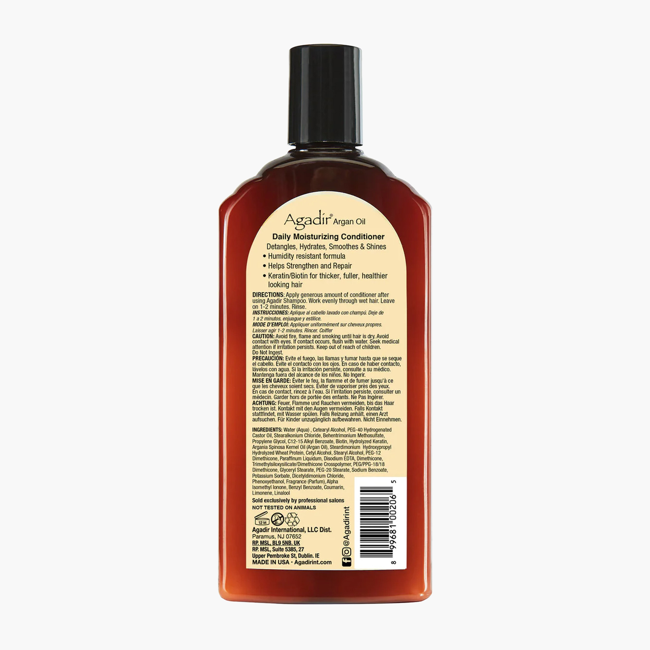 AGADIR Argan Oil Daily Moisturizing Conditioner - 366 ml-beautyandpersonalcare-hair-haircare-conditioners-image-2