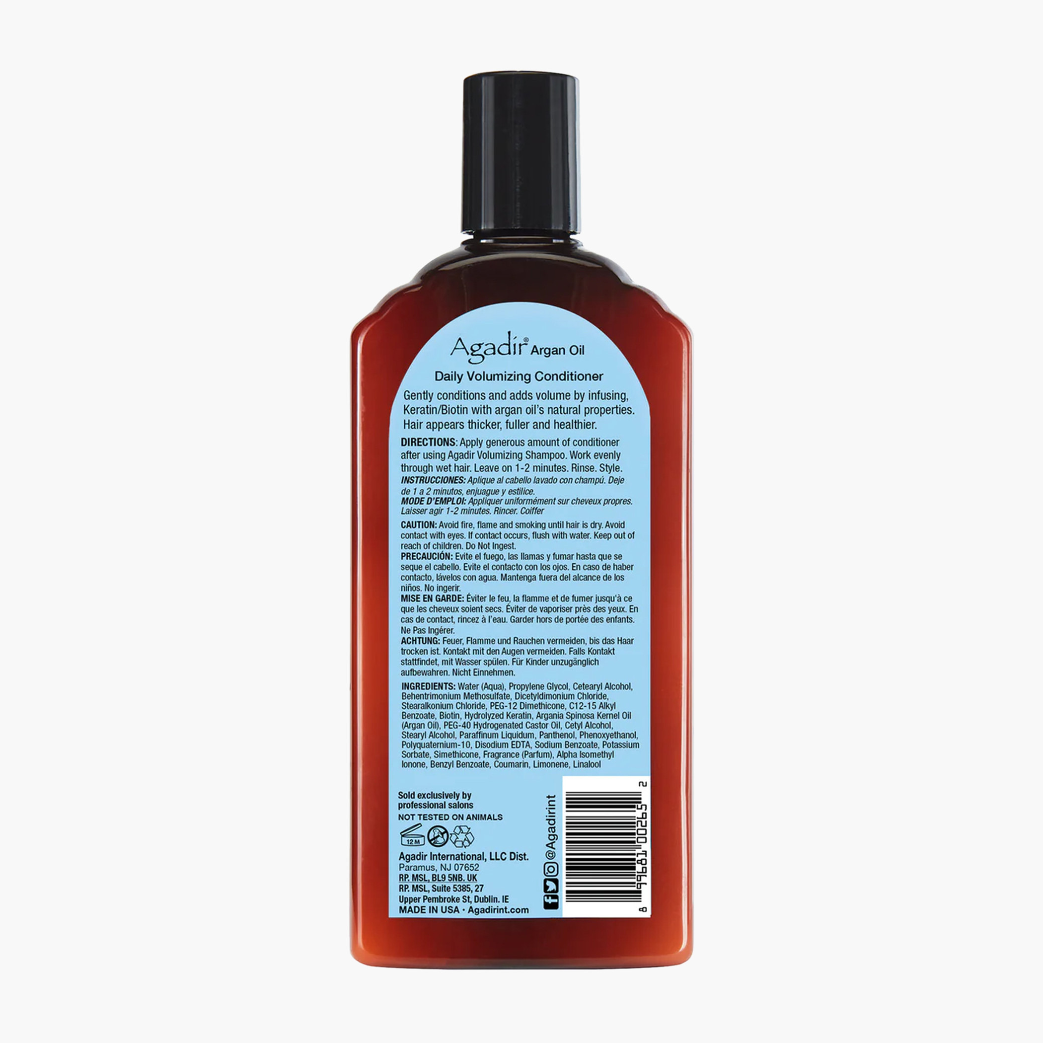 AGADIR Argan Oil Daily Volumizing Conditioner - 366 ml-beautyandpersonalcare-hair-haircare-conditioners-image-2