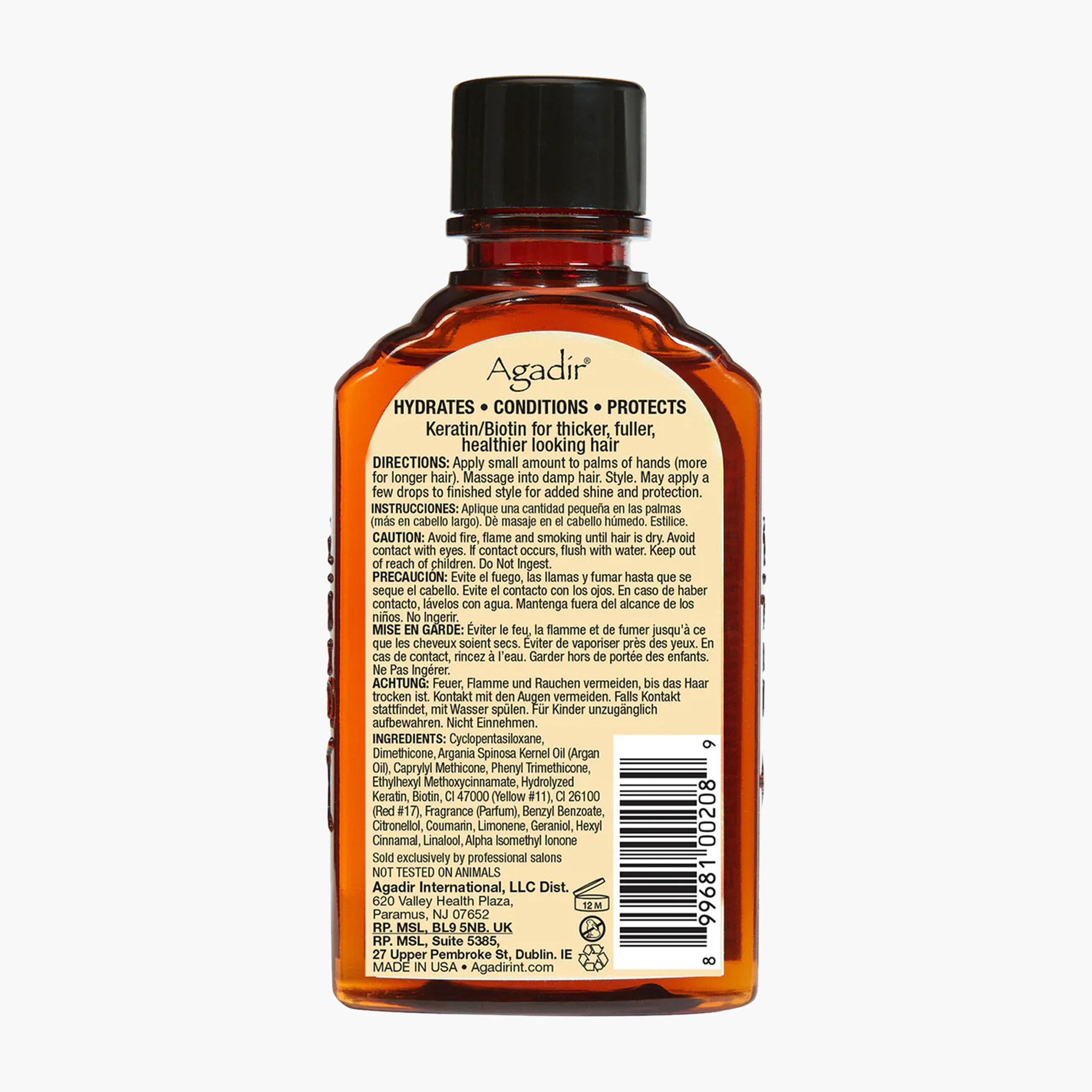 AGADIR Argan Oil Hair Treatment - 66 ml-beautyandpersonalcare-hair-haircare-hairoils-image-2