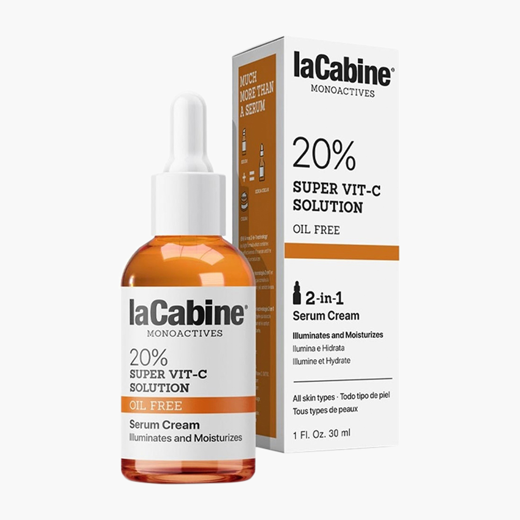 LACABINE MonoActive 20% SuperVit C Serum Cream - 30 ml-beautyandpersonalcare-skin-treatmentsandserums-image-1