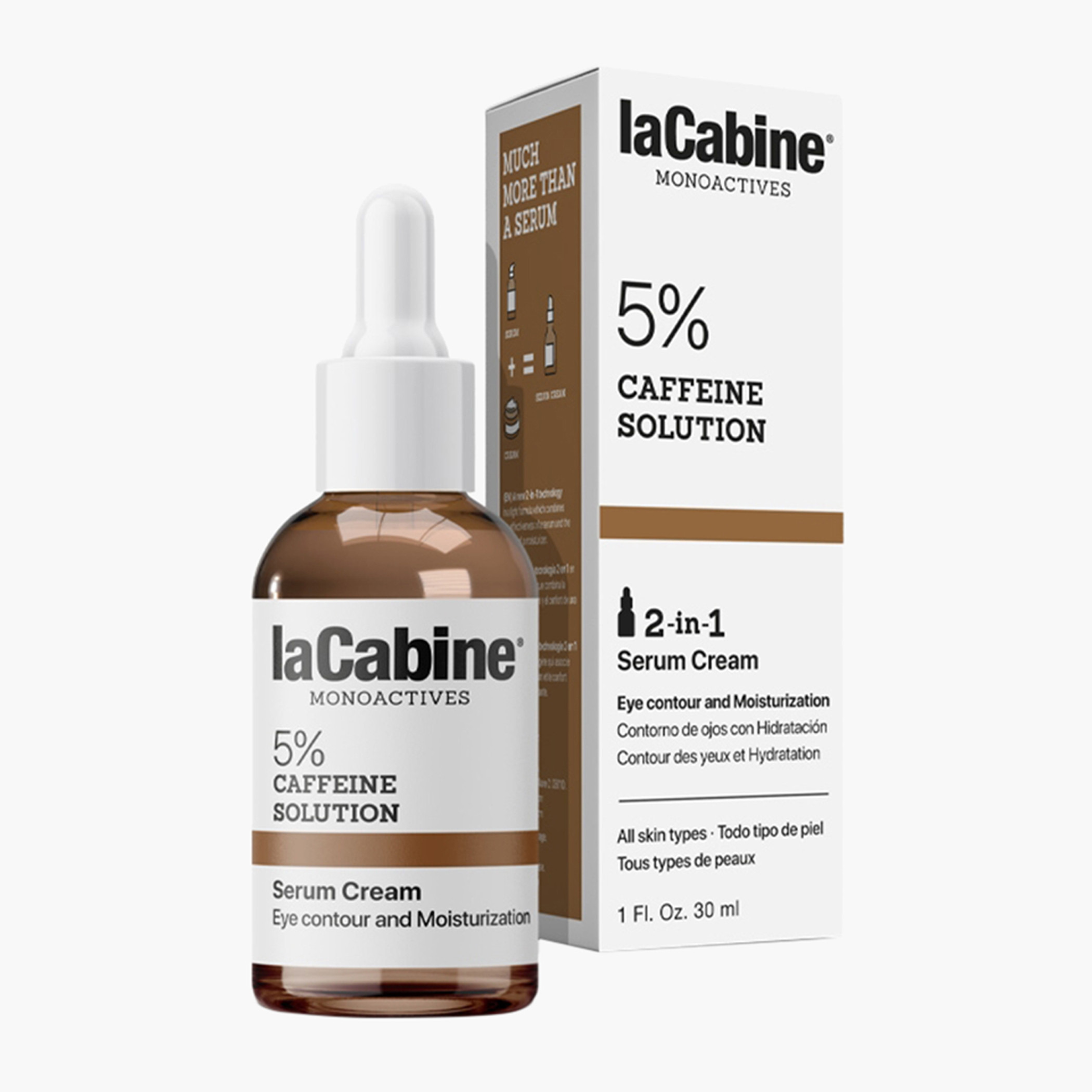 كريم سيروم مونو أكتيف كافيين 5% من لاكابين - 30 مل-beautyandpersonalcare-skin-treatmentsandserums-image-1