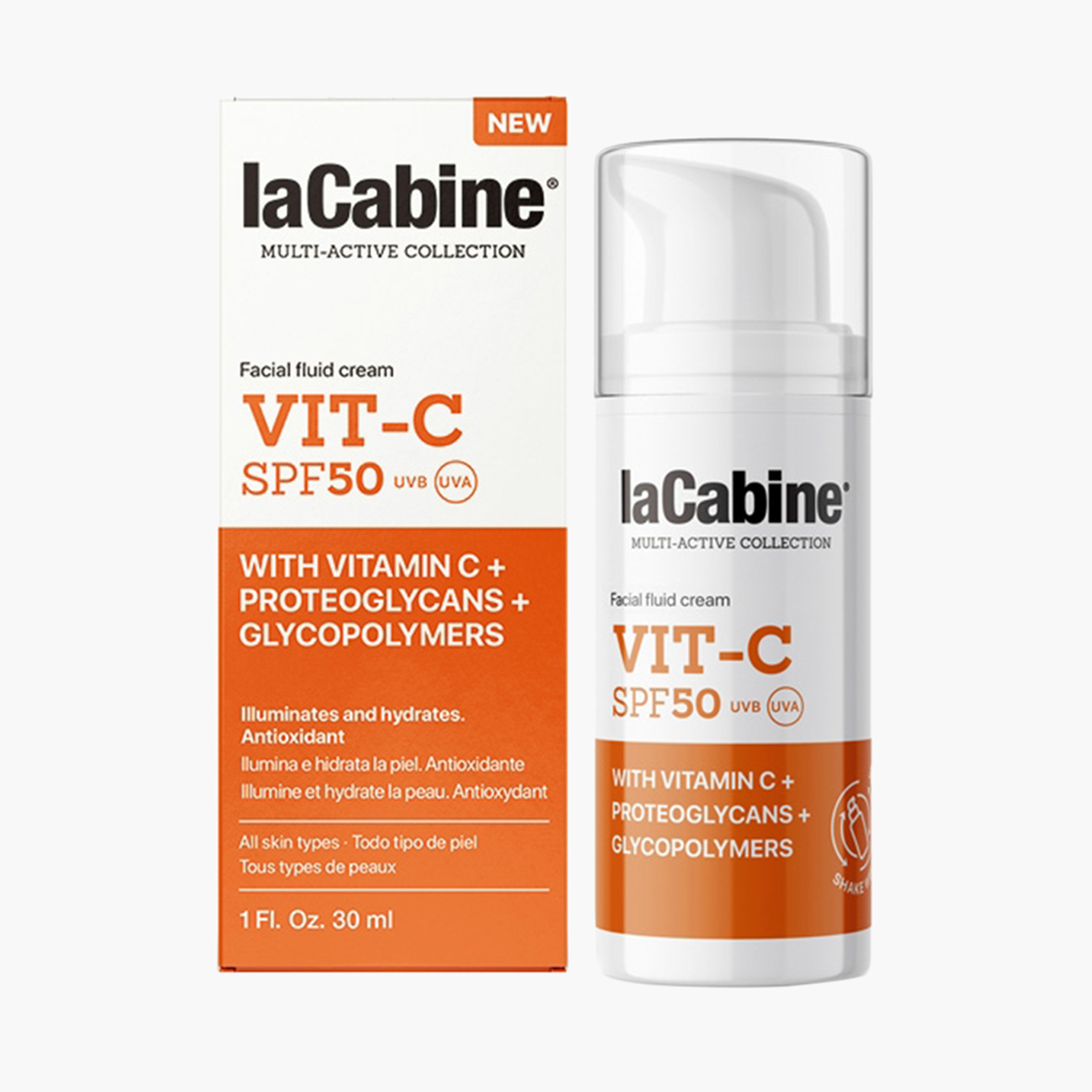 LACABINE Fluid Cream Age Fluid Vit-C SPF50 - 30 ml-beautyandpersonalcare-skin-moisturisers-facemoisturisers-image-1