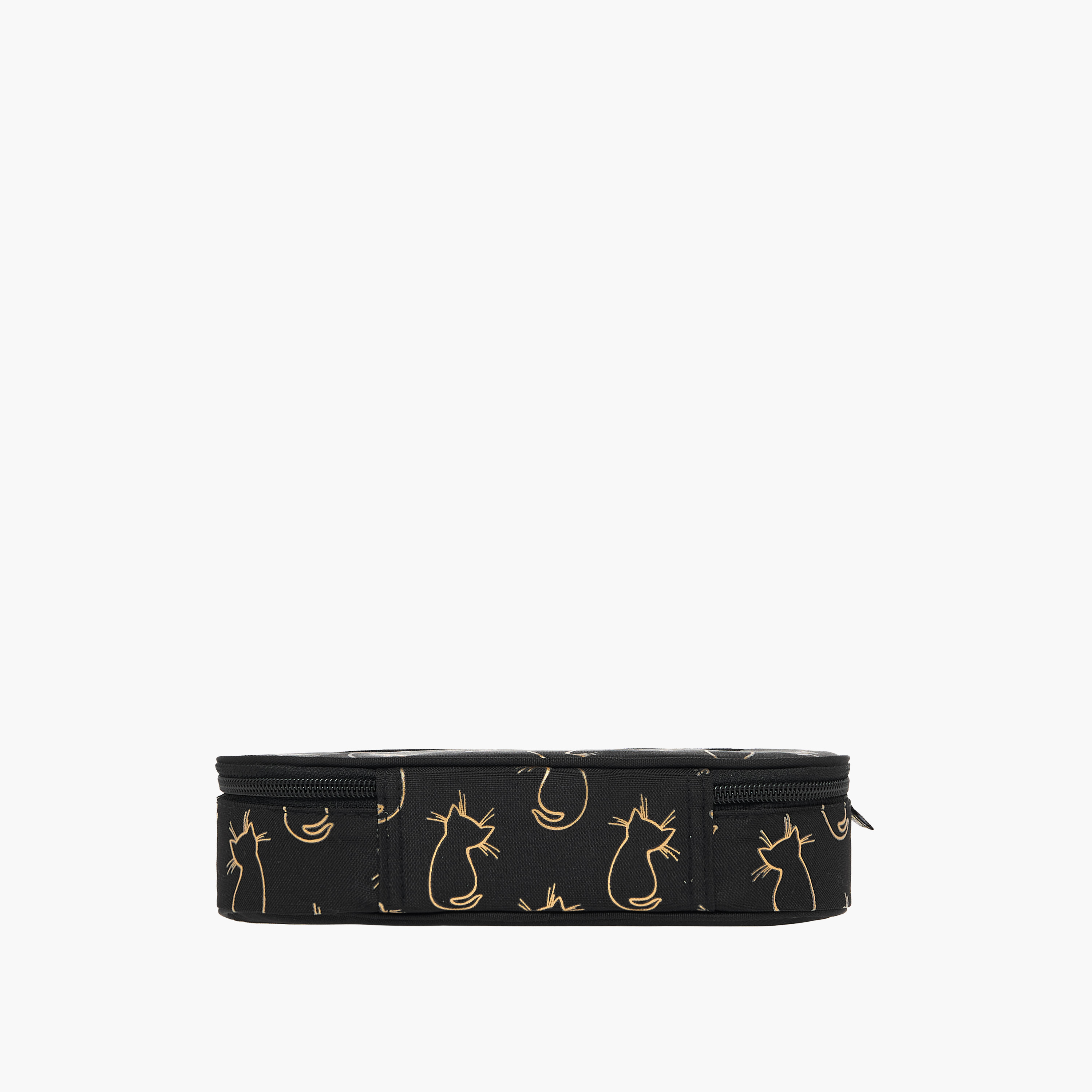 St.Right Cat Print Pencil Case with Zip Closure-school-stationery-pencilcases-image-4