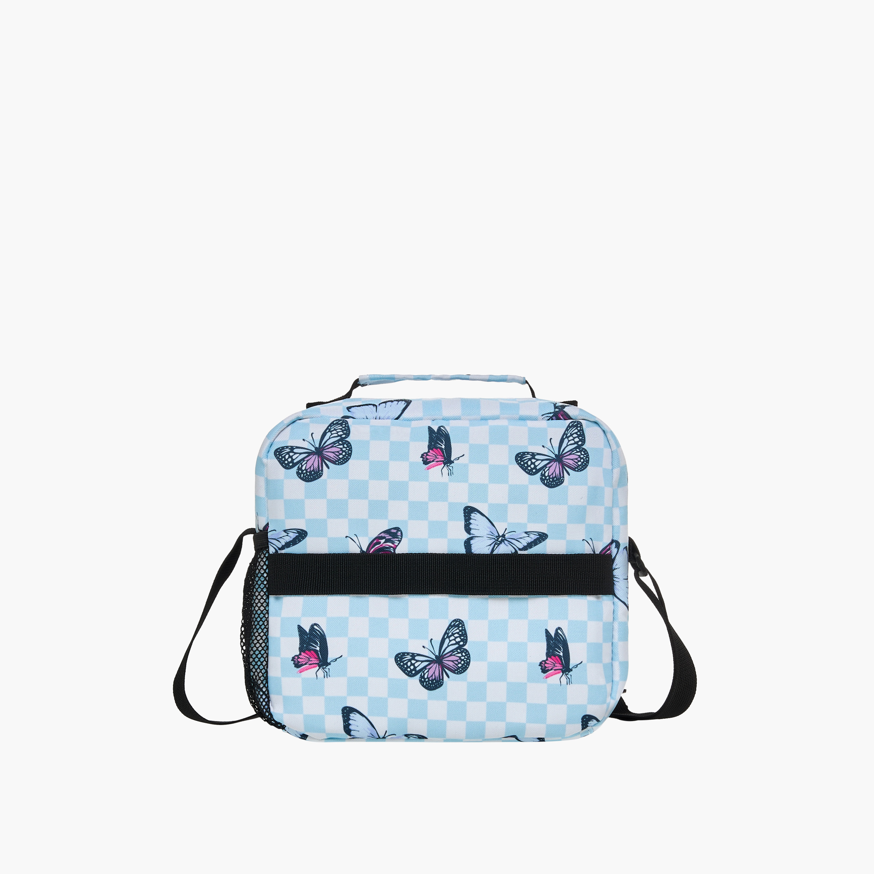 St.Right Butterfly Print Lunch Bag with Strap and Zip Closure-school-lunchessentials-lunchbags-image-3