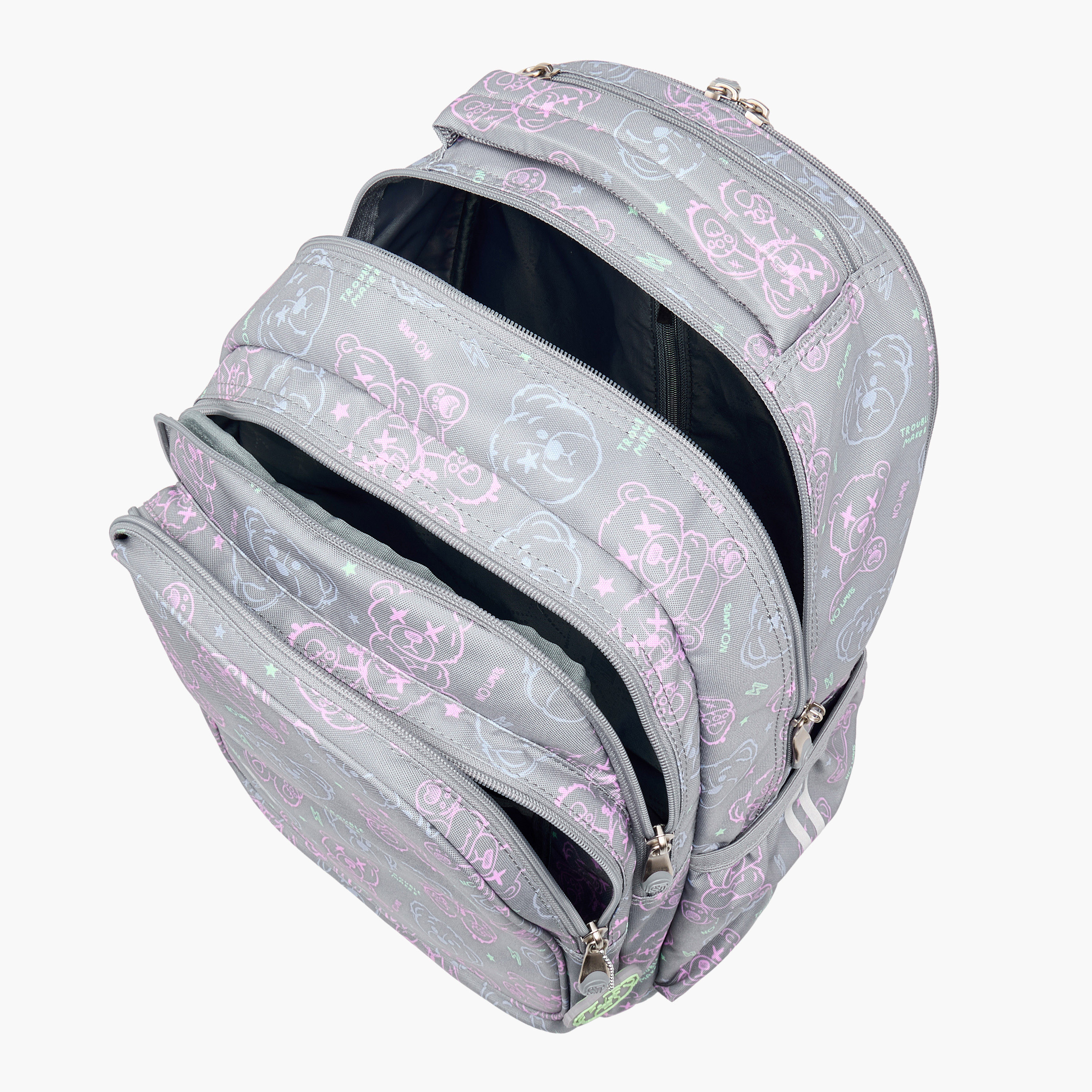 St.Right Animal Print Trolley Bag for Girls 8-13 Years with Retractable Handle -promo_LS20_OMN-image-14