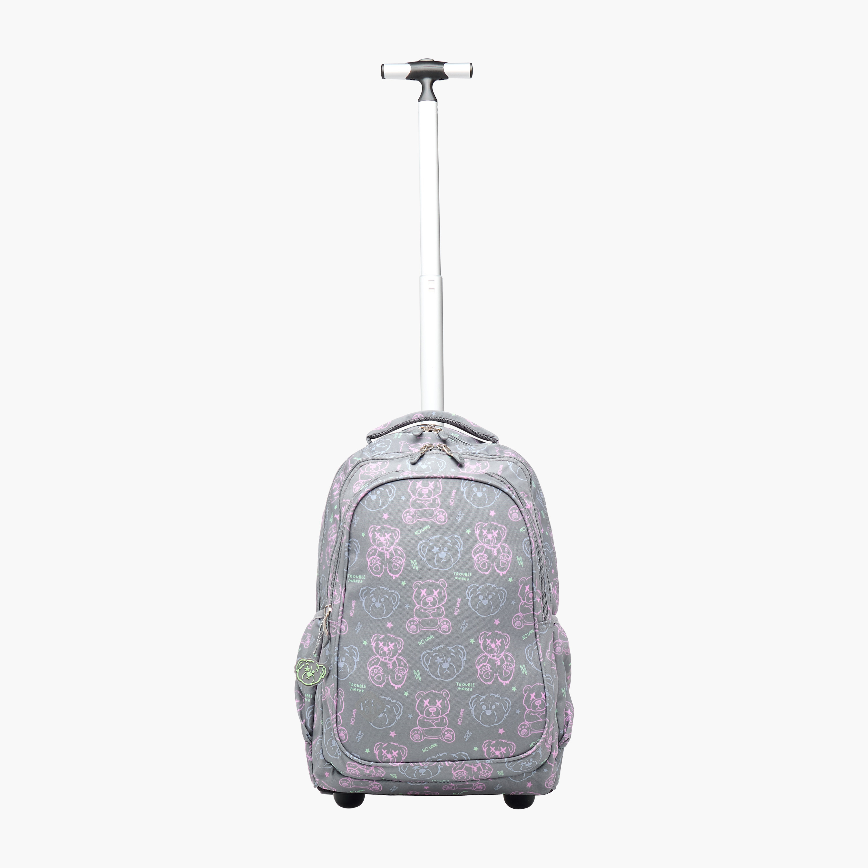St.Right Animal Print Trolley Bag for Girls 8-13 Years with Retractable Handle -promo_LS20_OMN-image-4