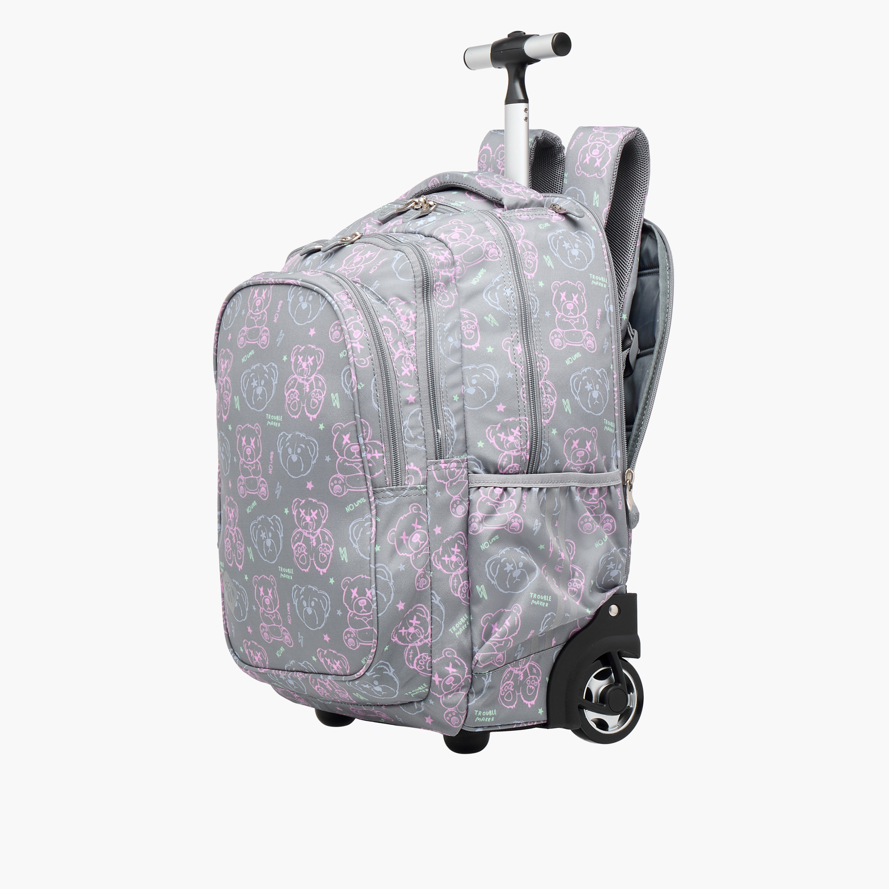 St.Right Animal Print Trolley Bag for Girls 8-13 Years with Retractable Handle -promo_LS20_OMN-image-5