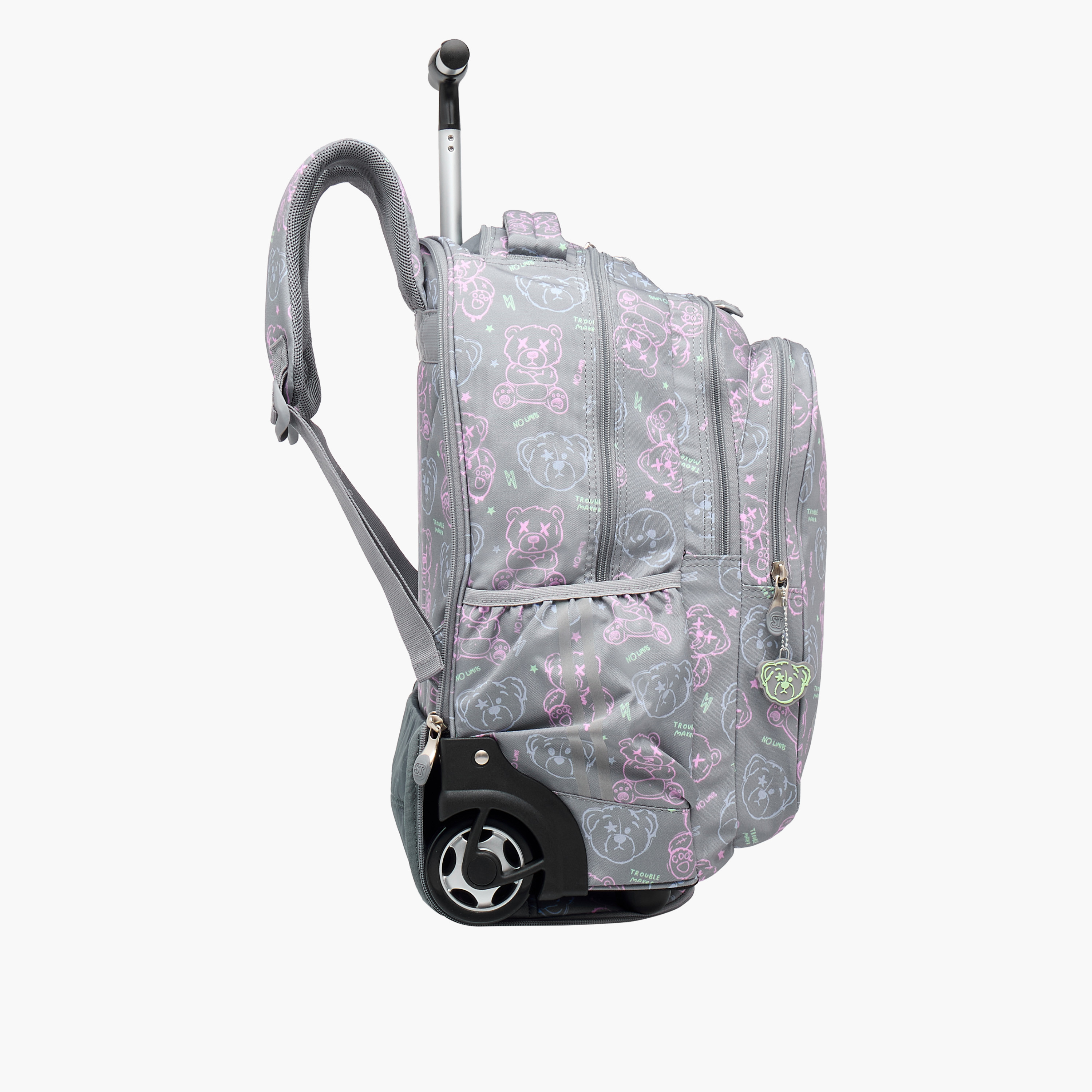 St.Right Animal Print Trolley Bag for Girls 8-13 Years with Retractable Handle -promo_LS20_OMN-image-6