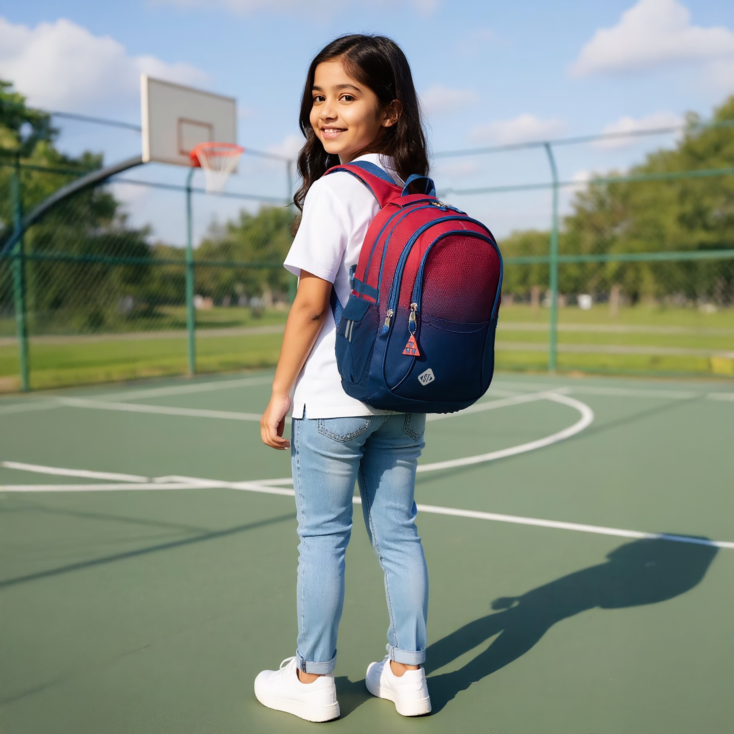 St.Right Printed 18-inch Backpack with Adjustable Straps and Zip Closure - 30x20x45 cms-school-bagsandbackpacks-backpacks-image-2
