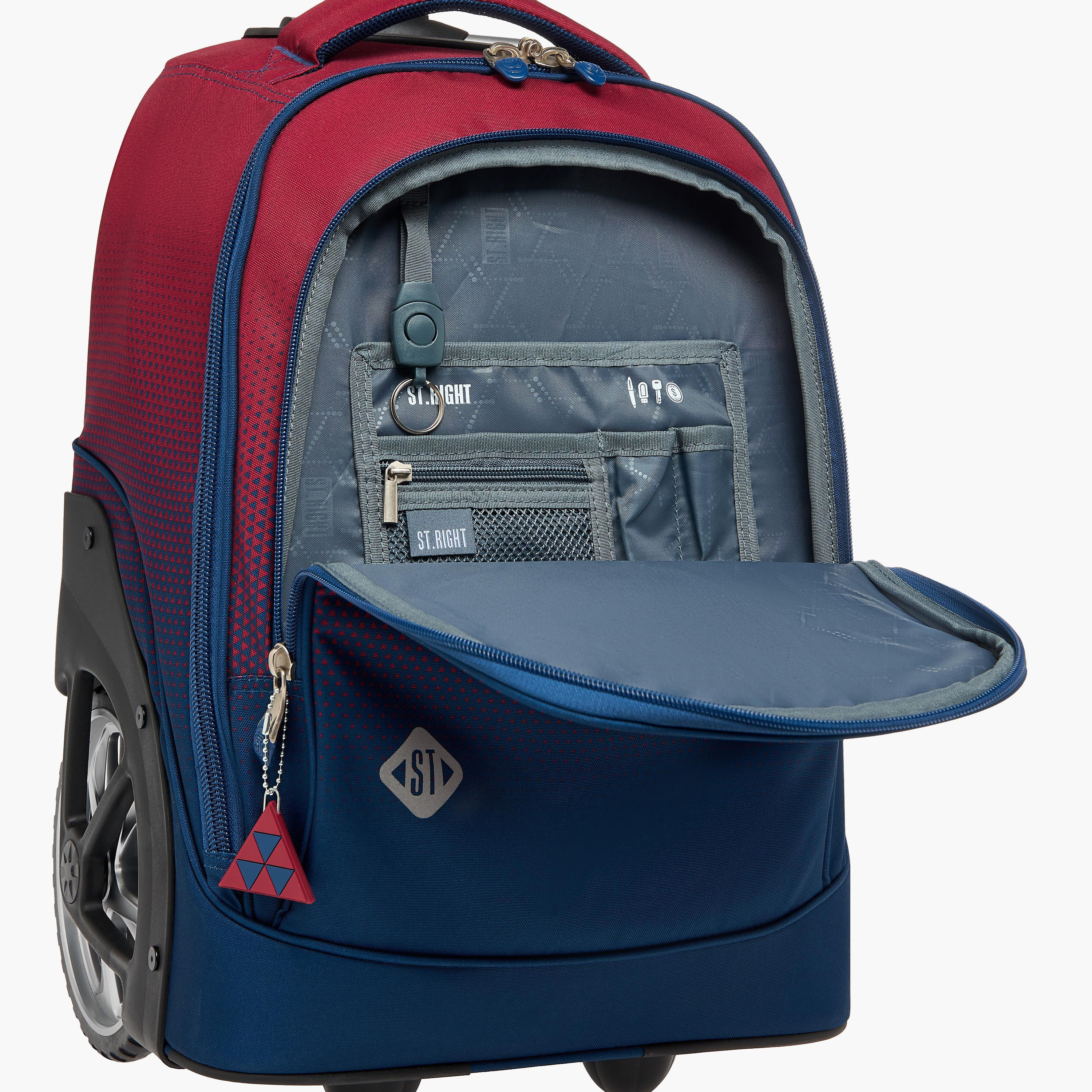 St.Right Abstract Trolley Bag for Girls 8-13 Years with Retractable Handle -school-bagsandbackpacks-trolleybags-image-11